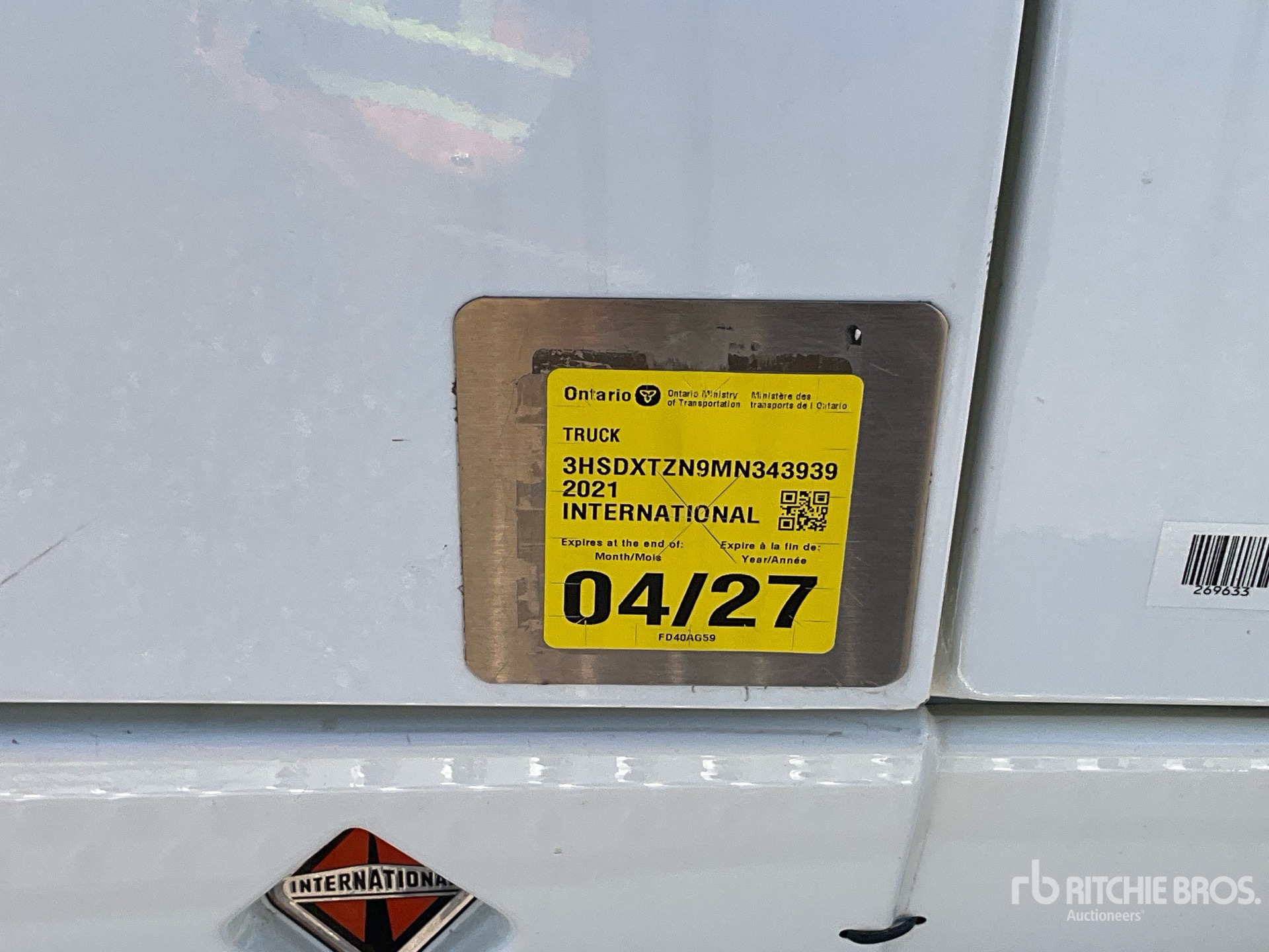 2021 International RH613