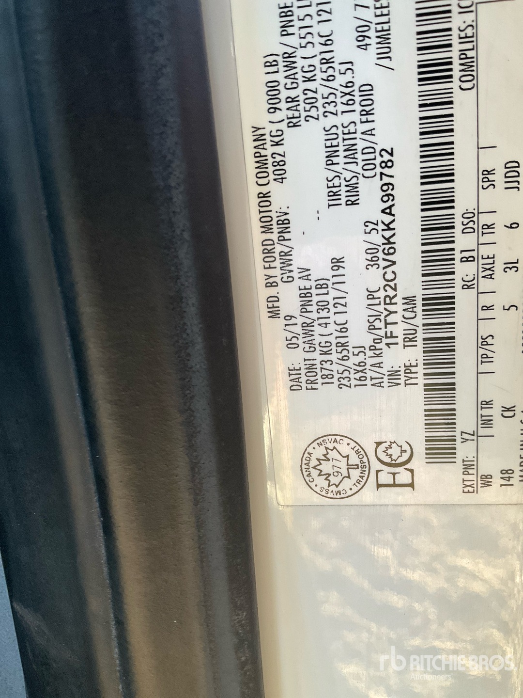 2019 Ford TRANSIT 250