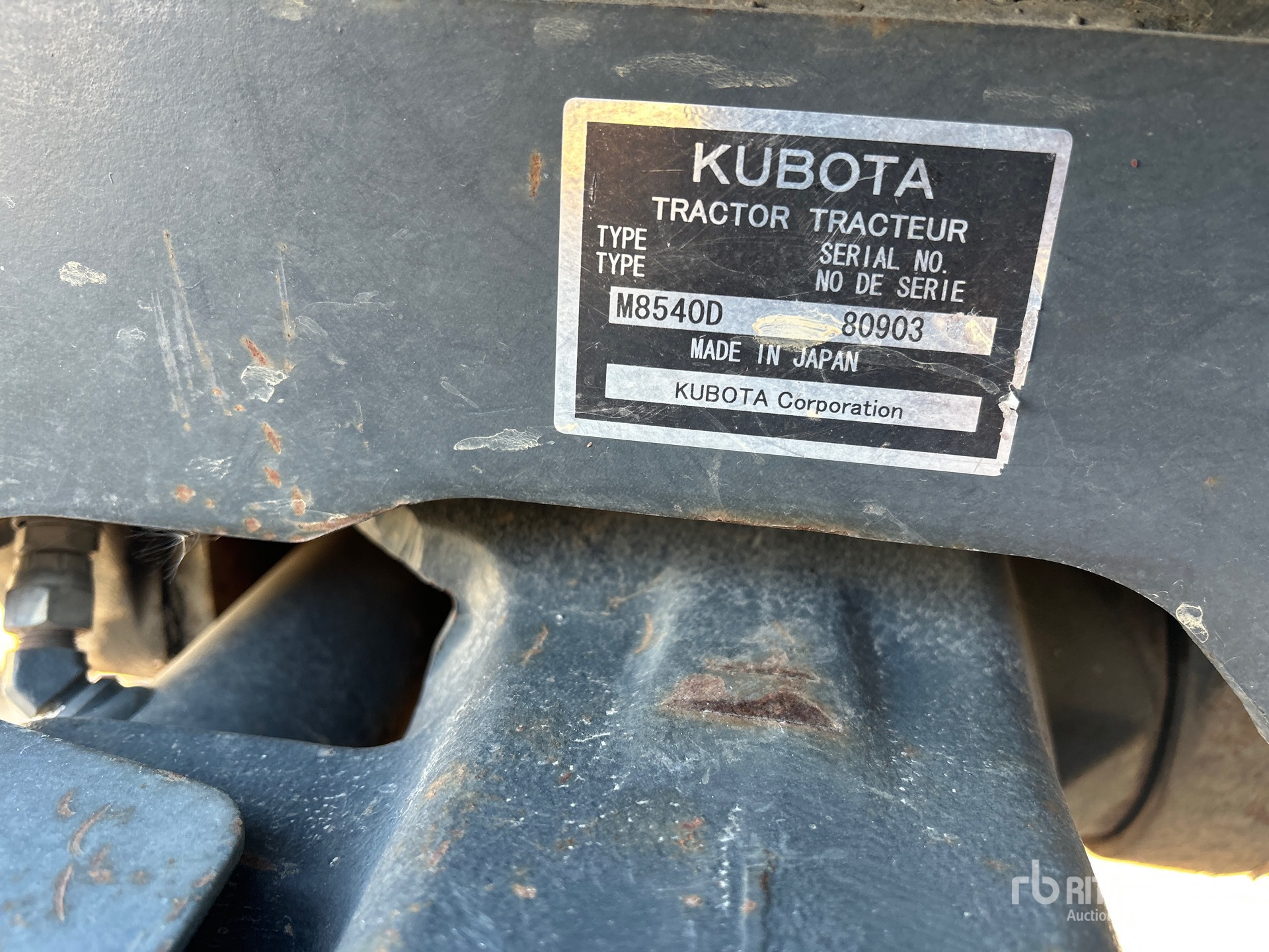 2008 Kubota M8540D