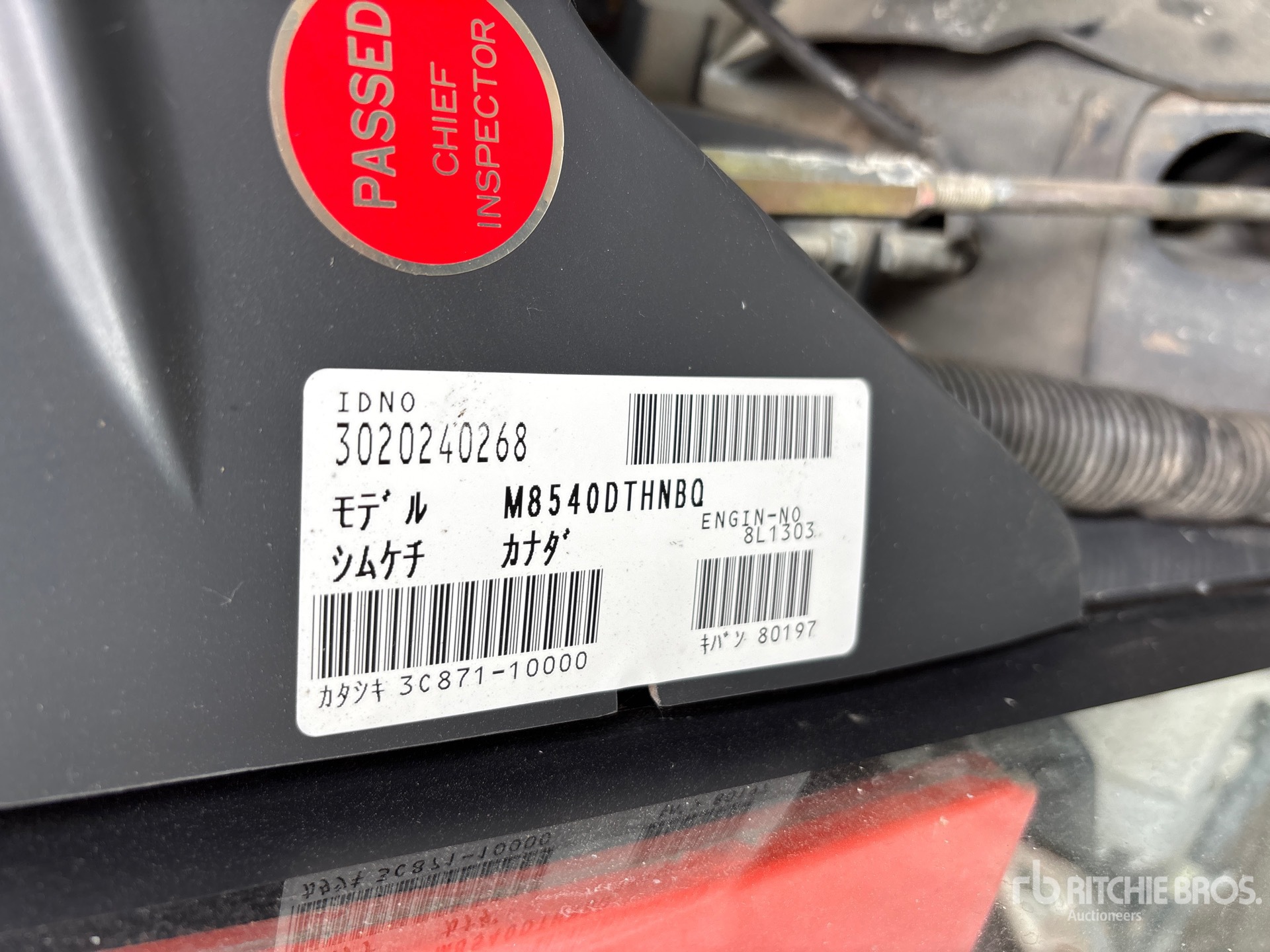 2010 Kubota M8540