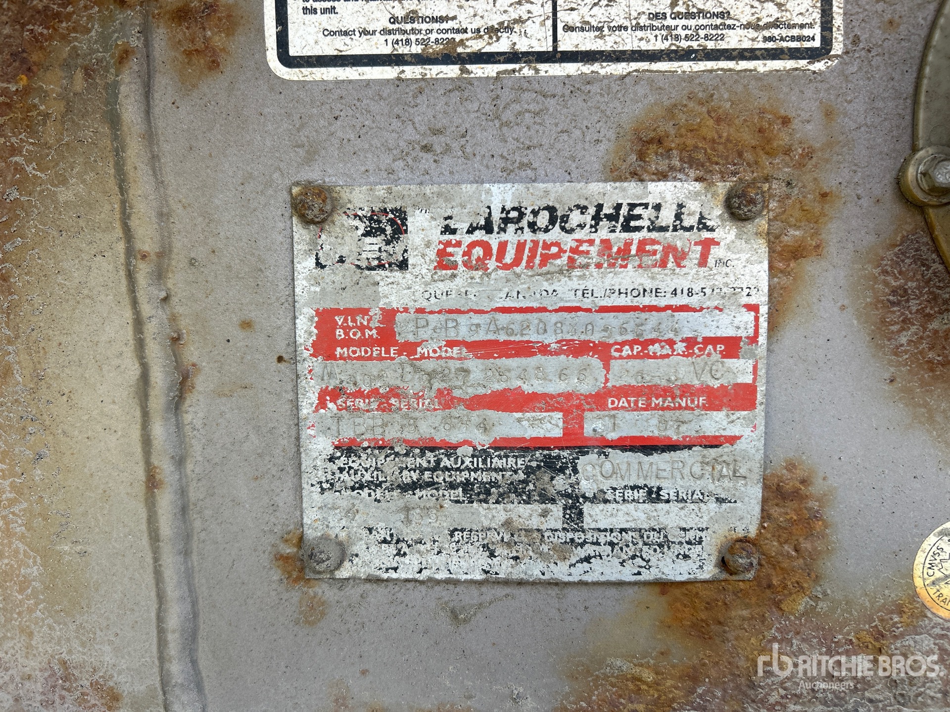 2008 Larochelle 26 ft T/A