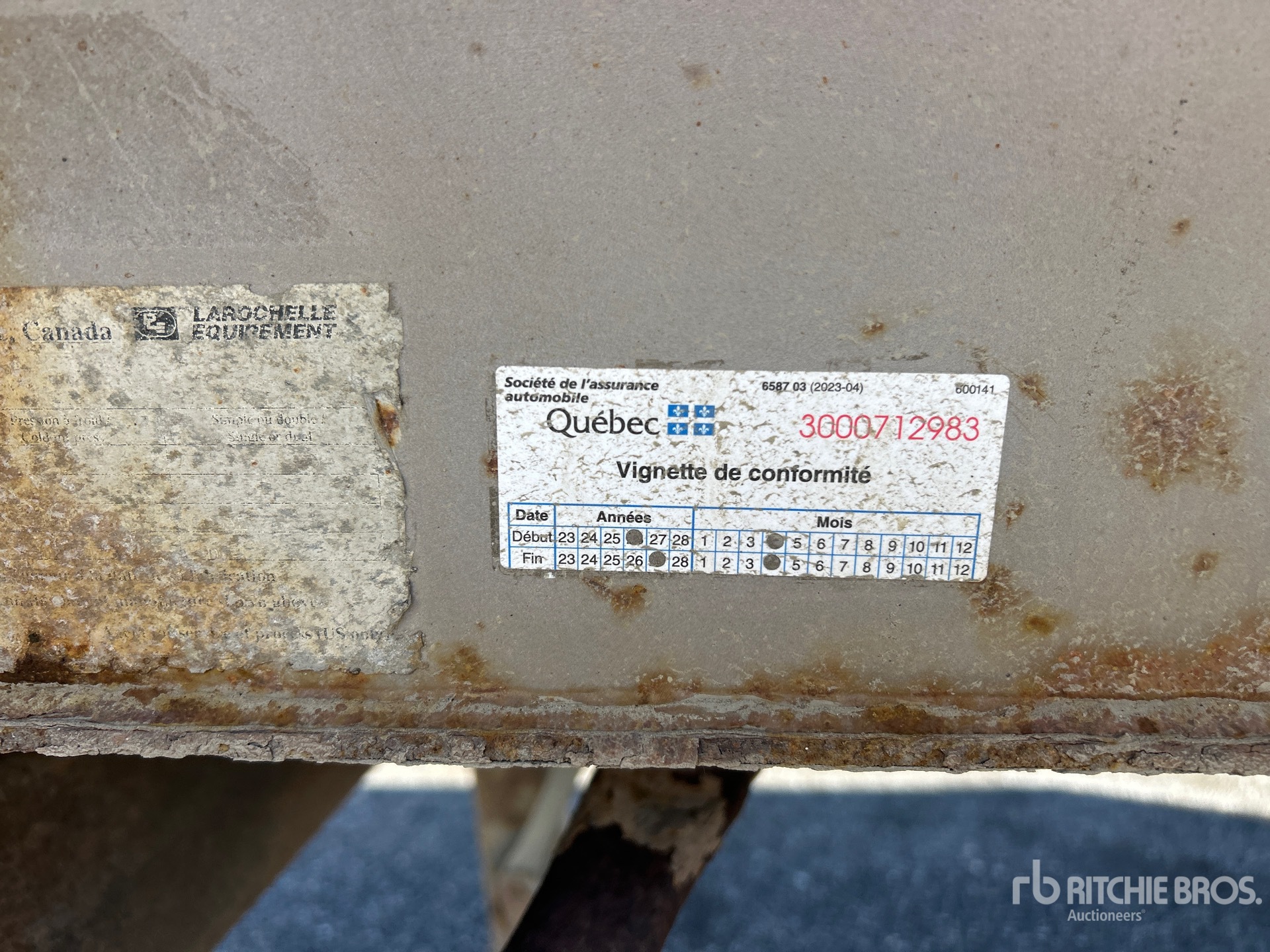 2008 Larochelle 26 ft T/A