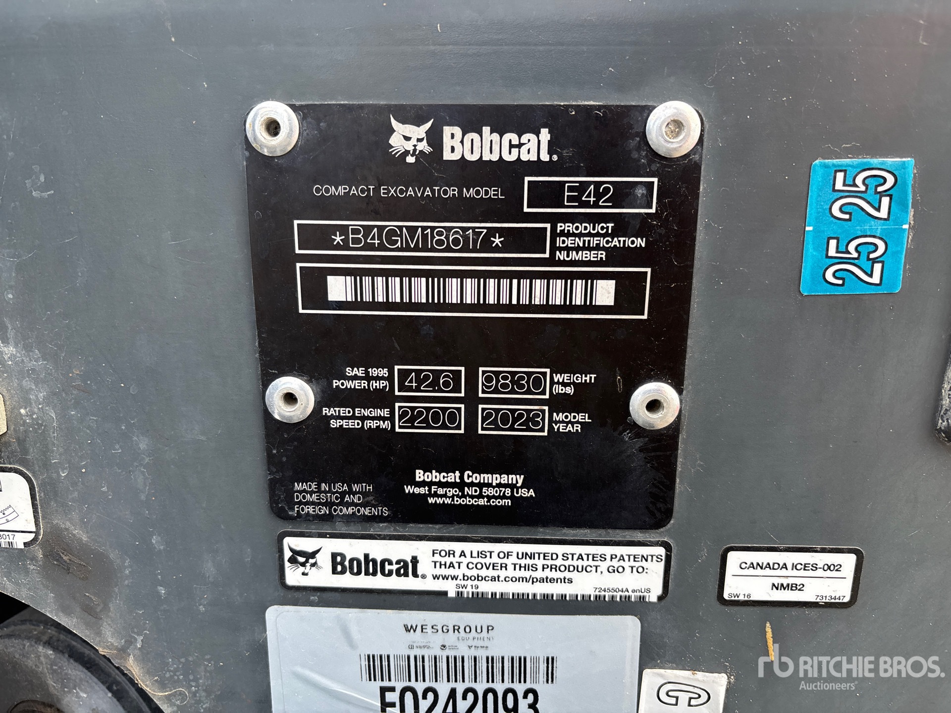2023 Bobcat E42