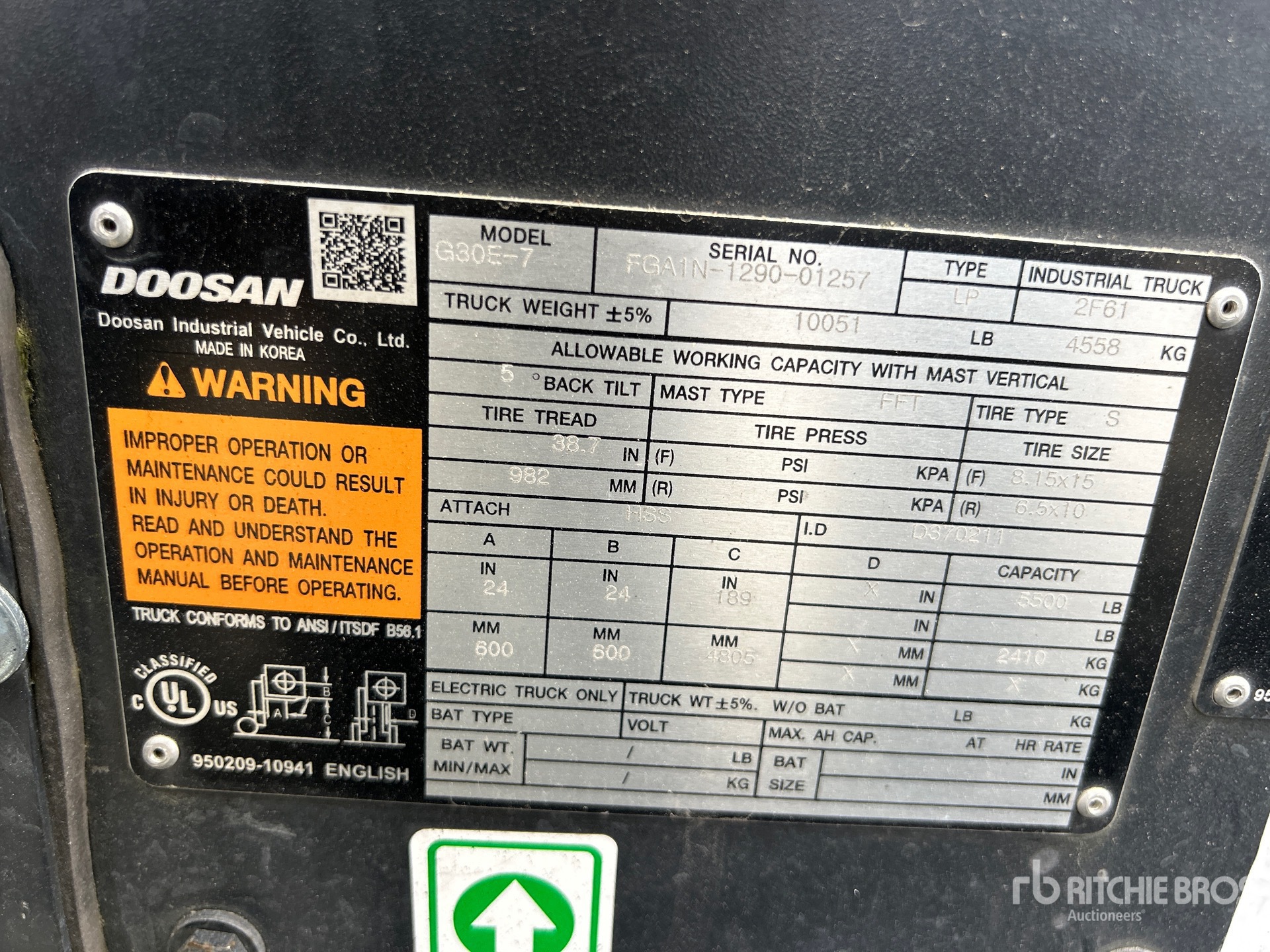 Doosan G30E-7