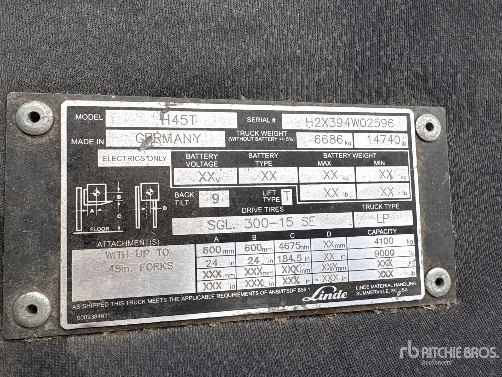 2008 Linde H45