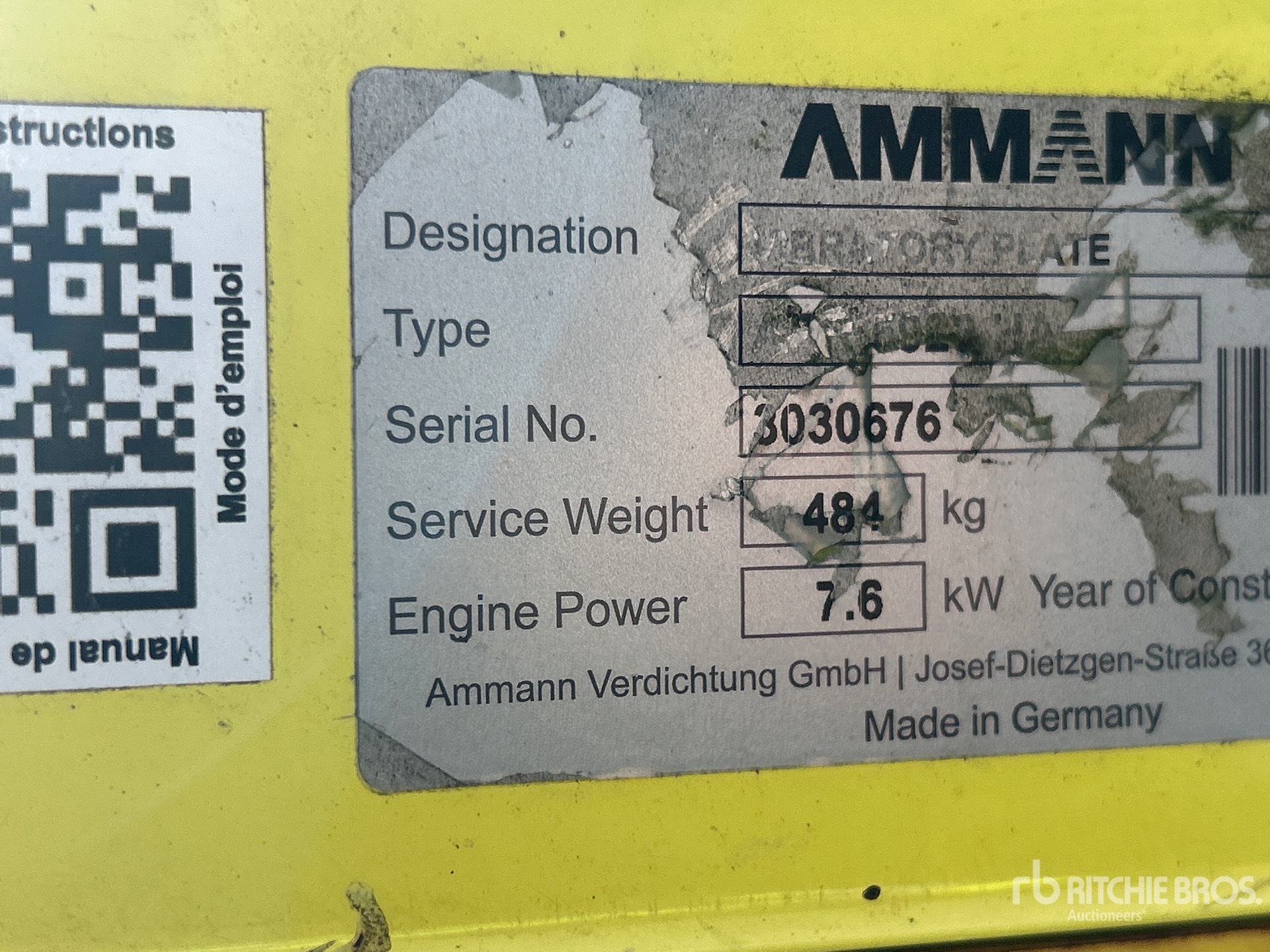 2022 Ammann APR5920
