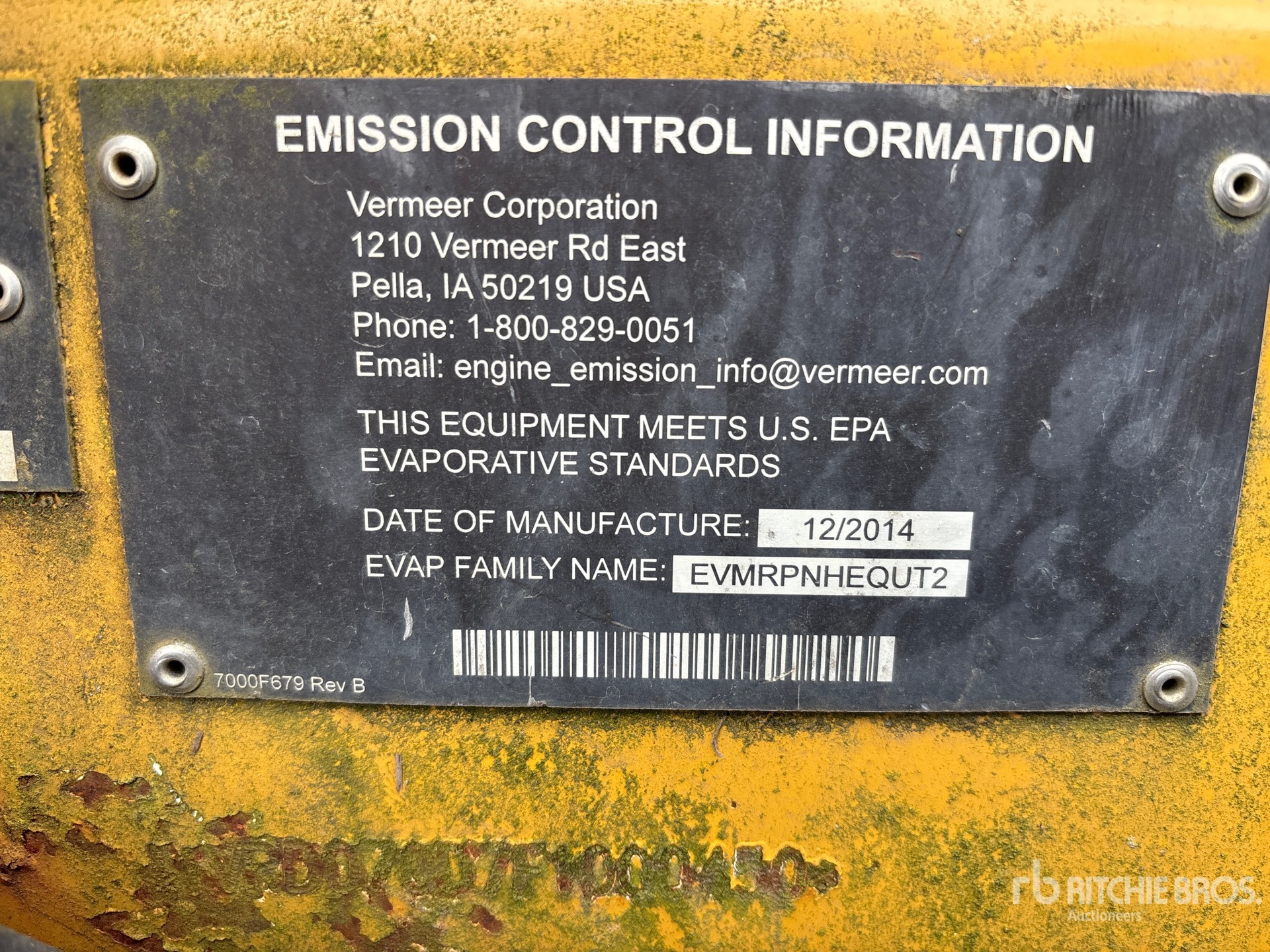 2015 Vermeer RTX250