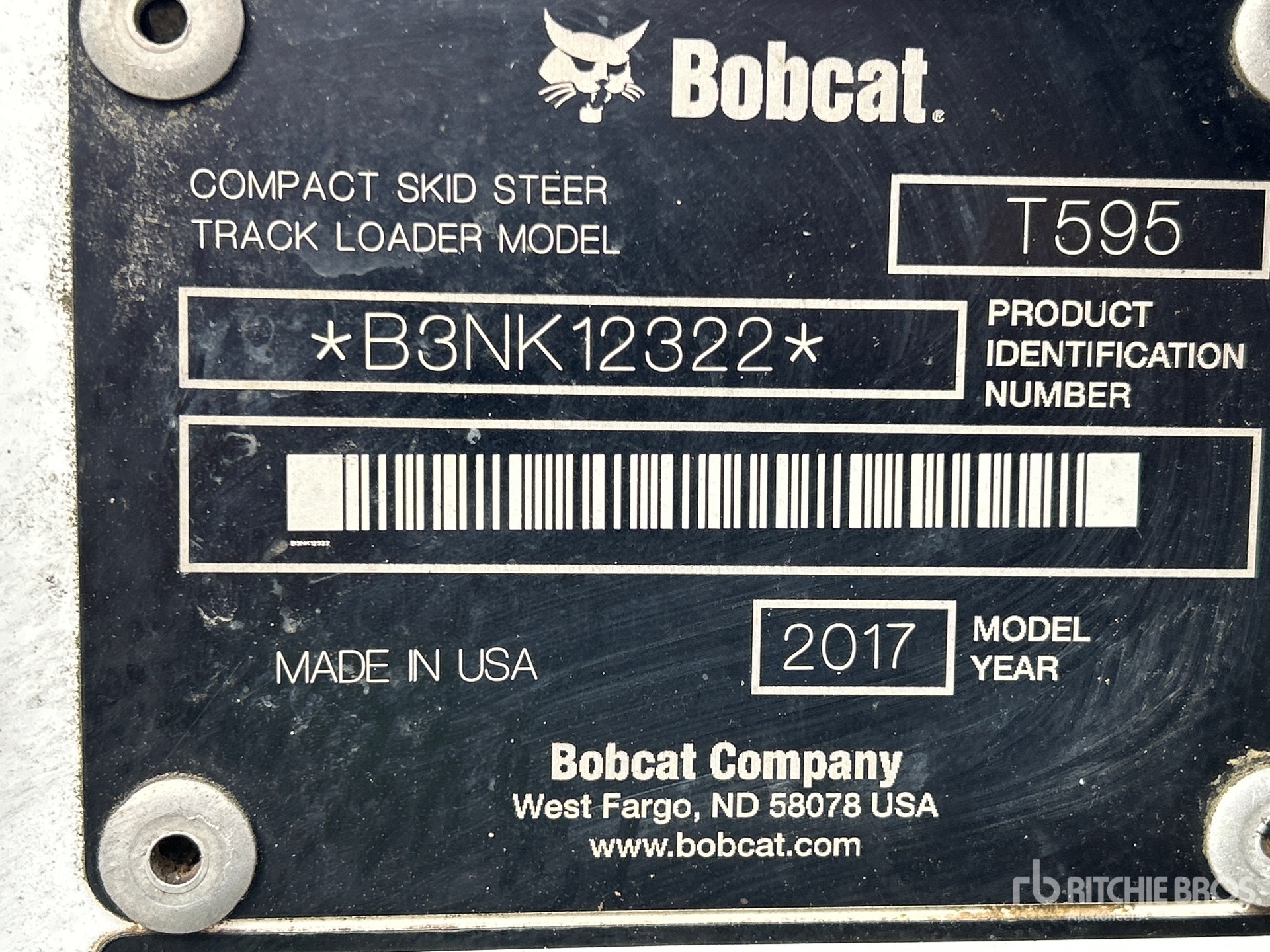 2017 Bobcat T595