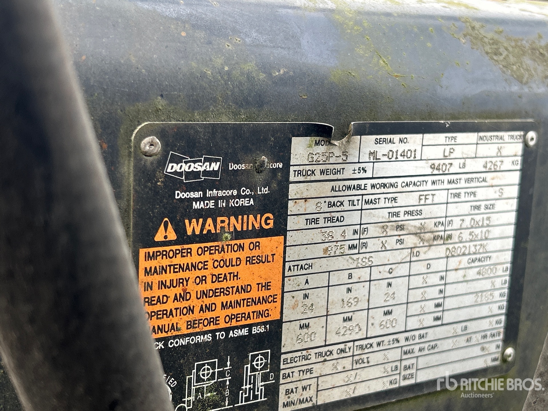 2010 Doosan G25P-5