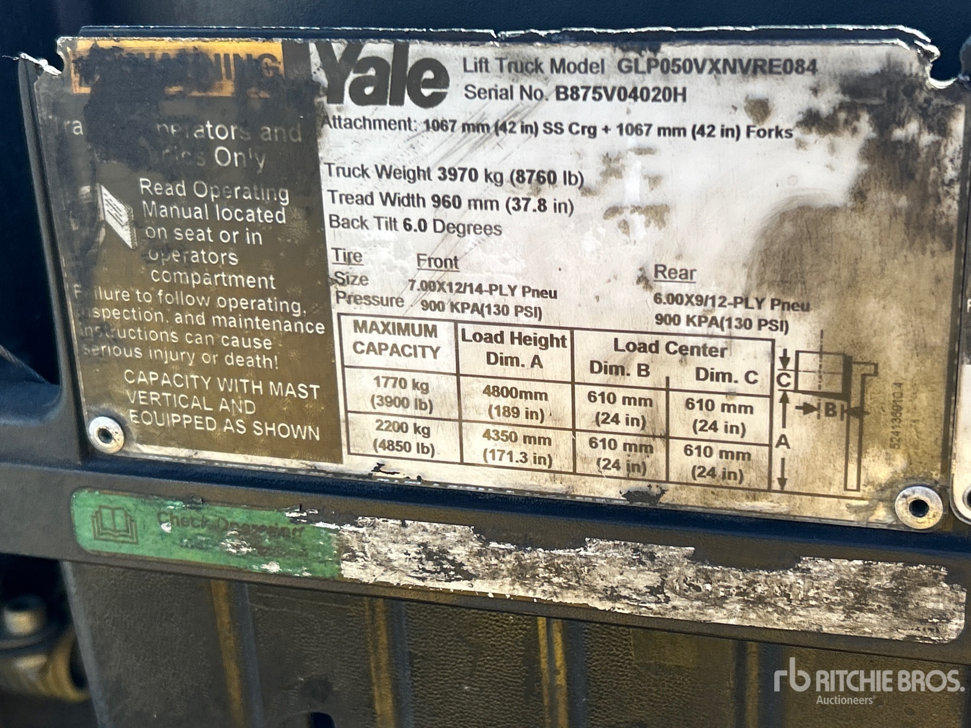 Yale GLP050TGNUAE084