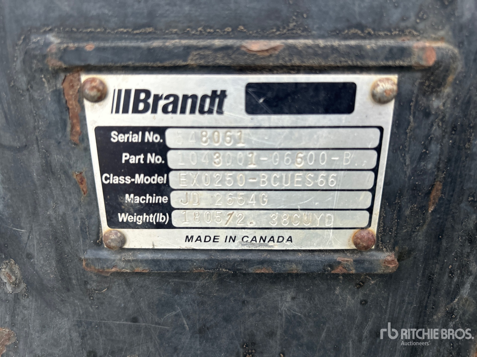 Brandt 60 IN Q/C CLEANUP
