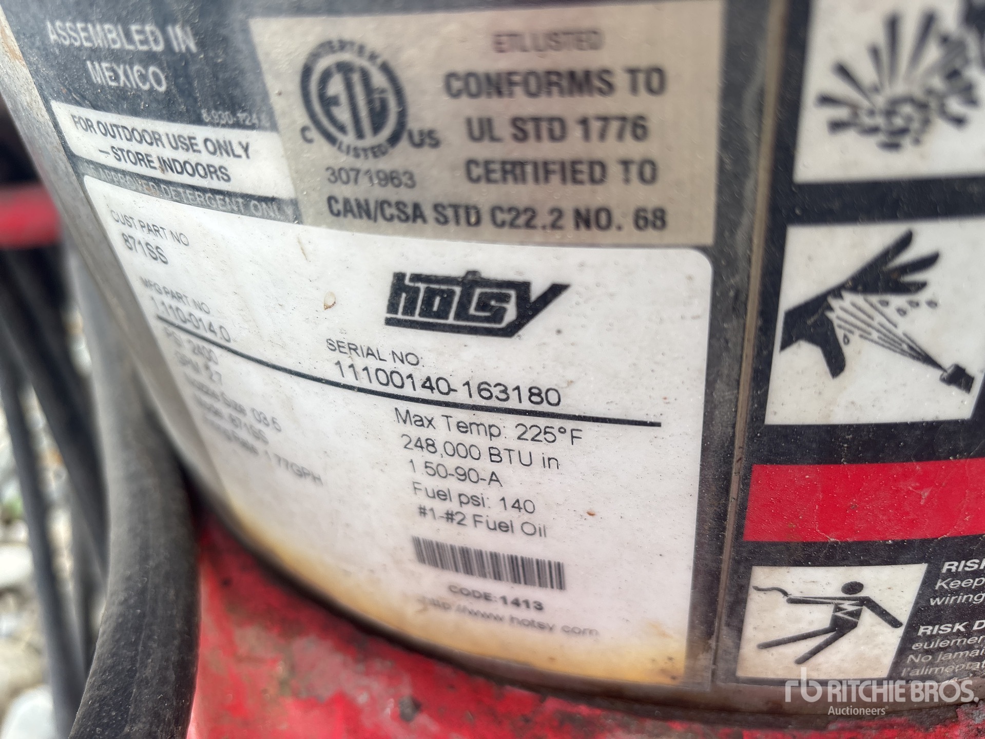 Horst Welding 871SS