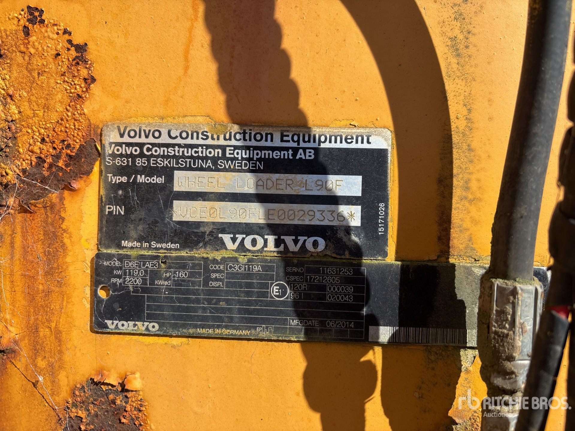 2014 Volvo L90F
