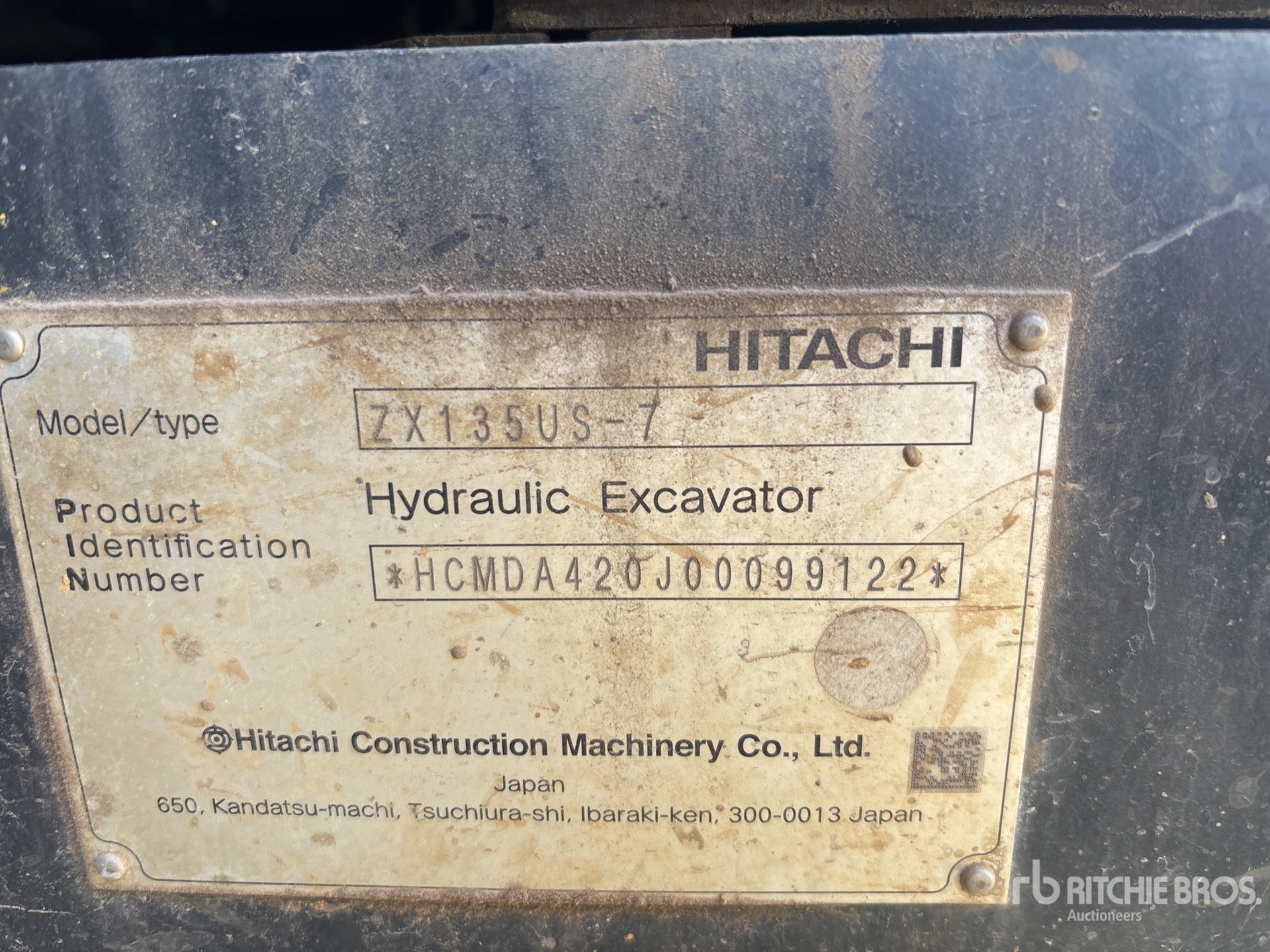 2023 Hitachi ZX135US-7