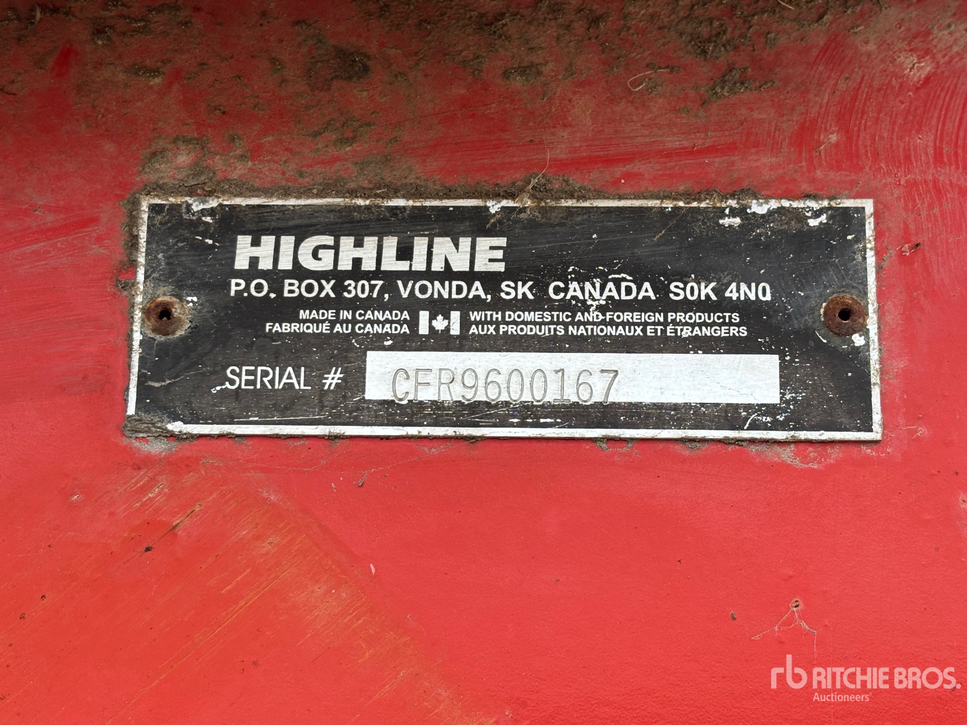 2016 Highline BALE PRO CFR960