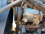 Engine with A/C Compressor
