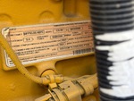 Engine with Emission Label