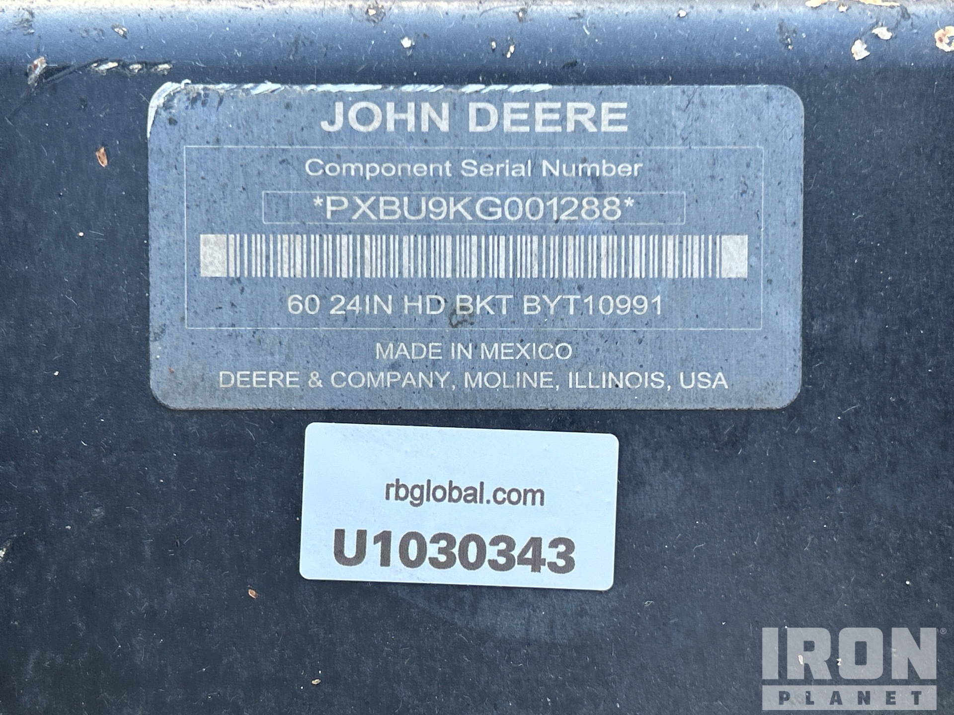 John Deere 24 IN Q/C