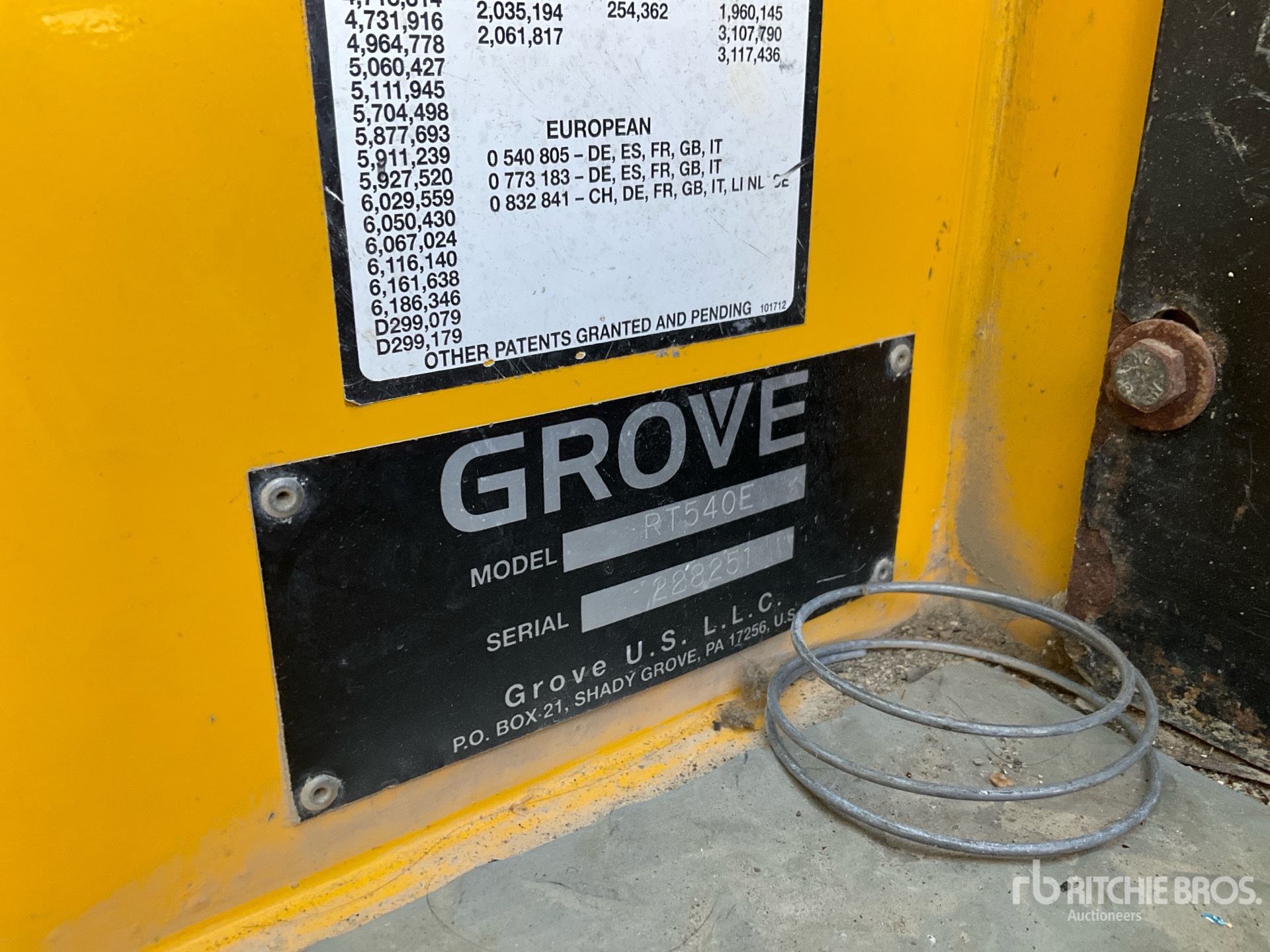 Photo of 2008 Grove RT540E