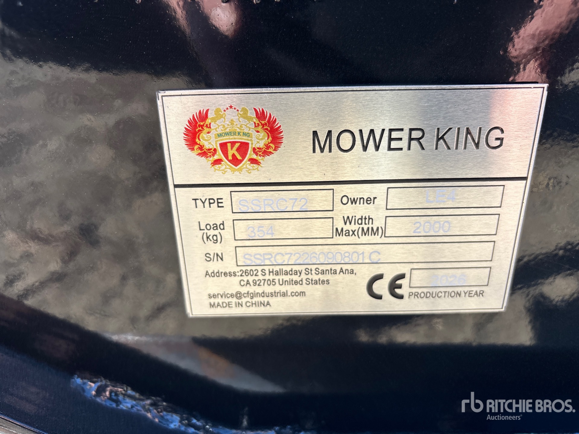 2026 Mower King SSRC72