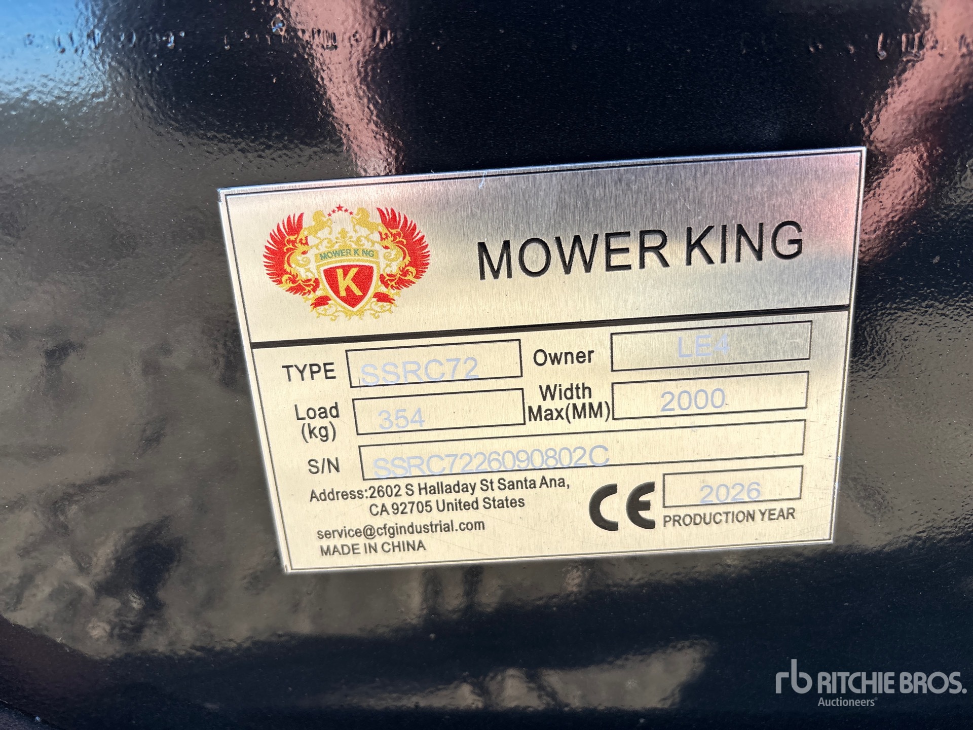 2026 Mower King SSRC72