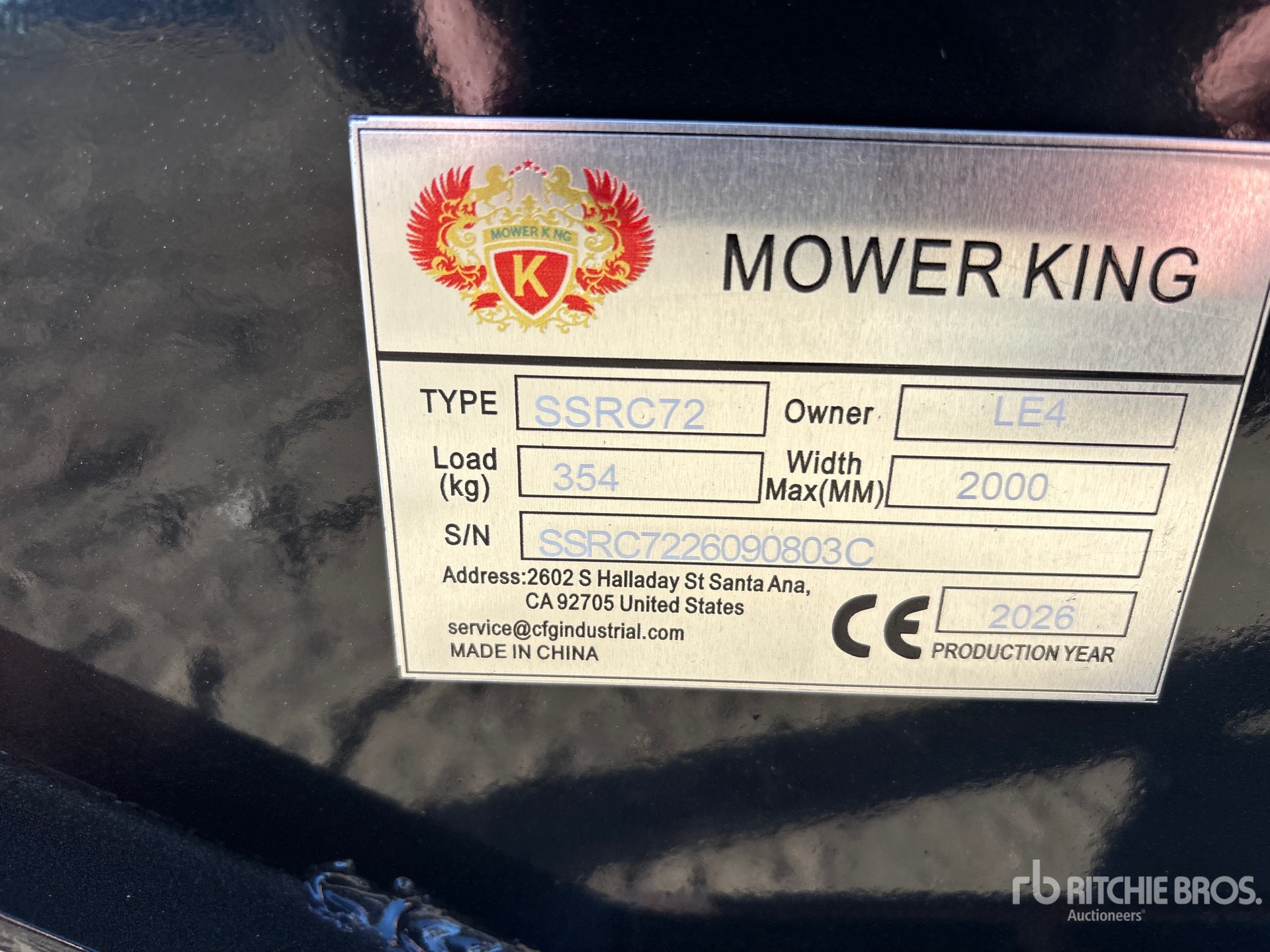 2026 Mower King SSRC72