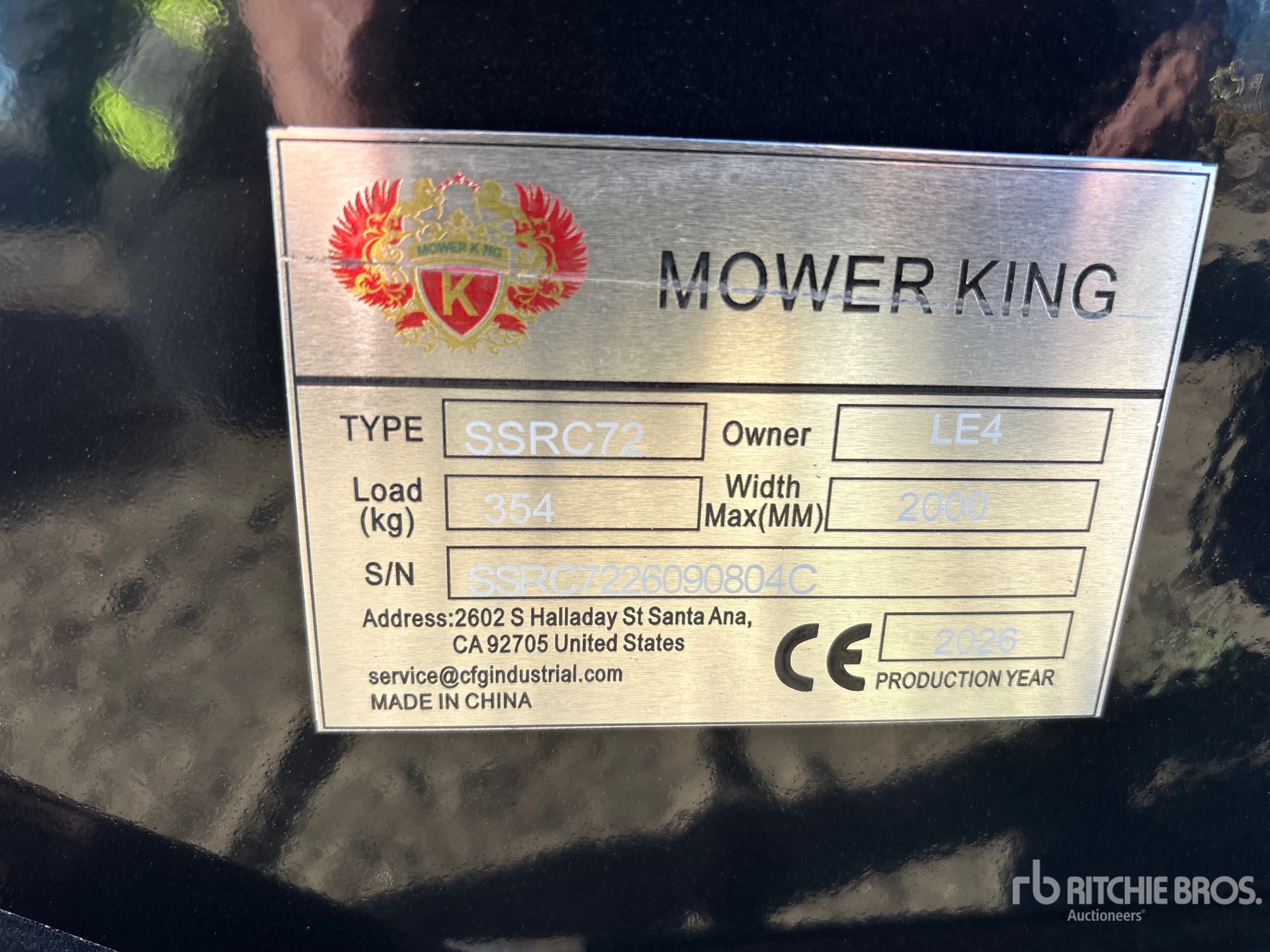 2026 Mower King SSRC72
