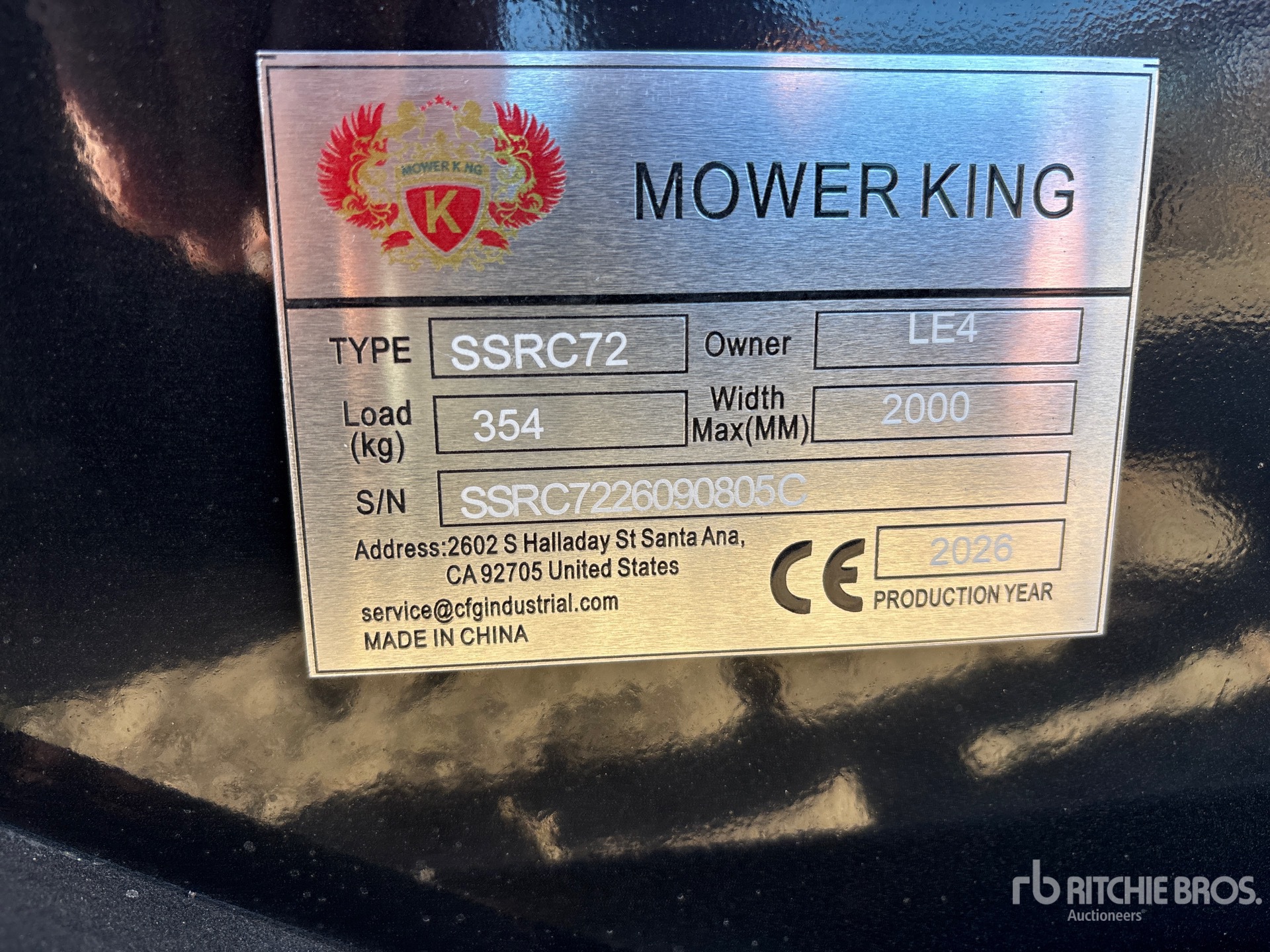 2026 Mower King SSRC72