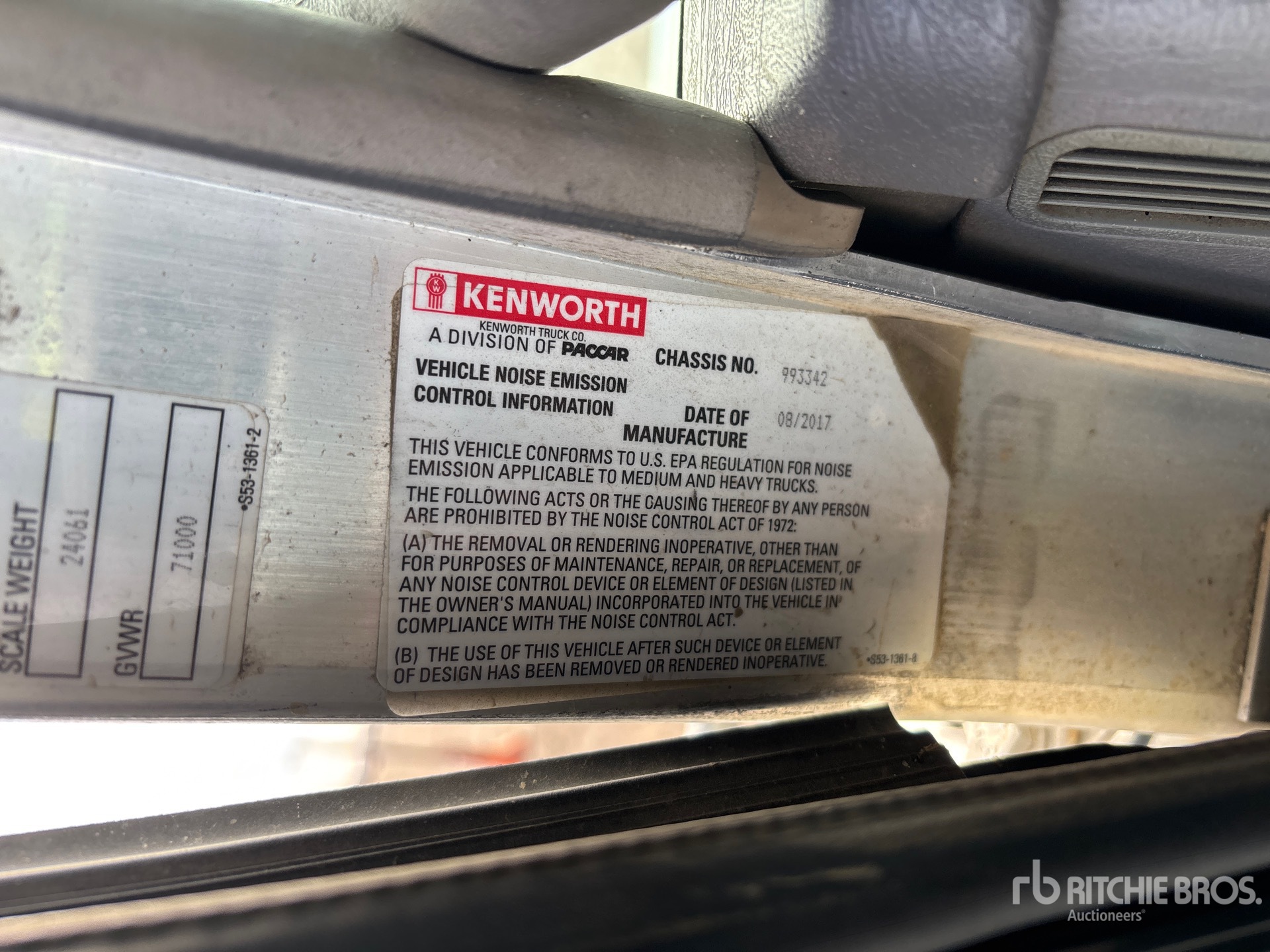2018 Kenworth T800