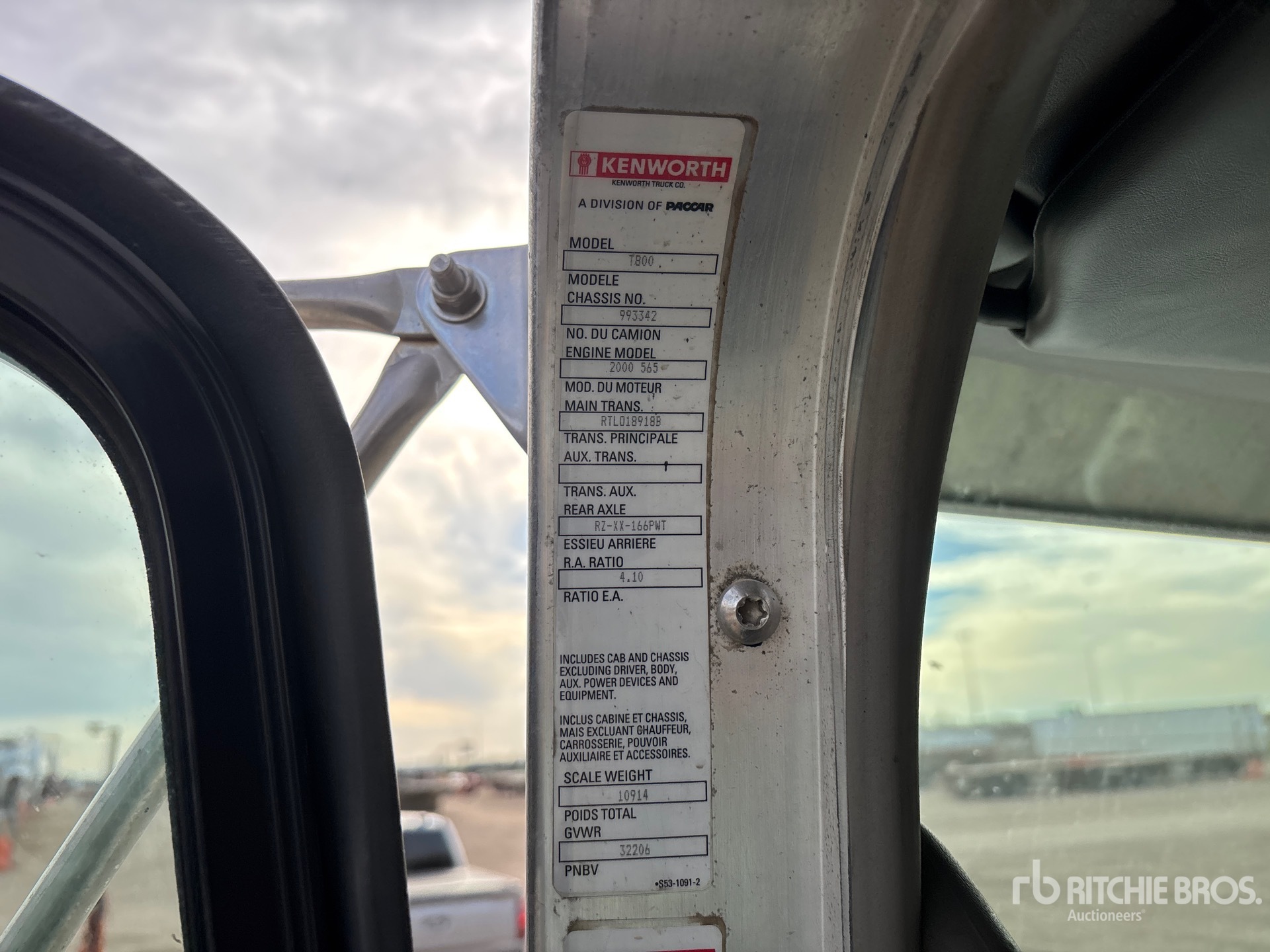 2018 Kenworth T800