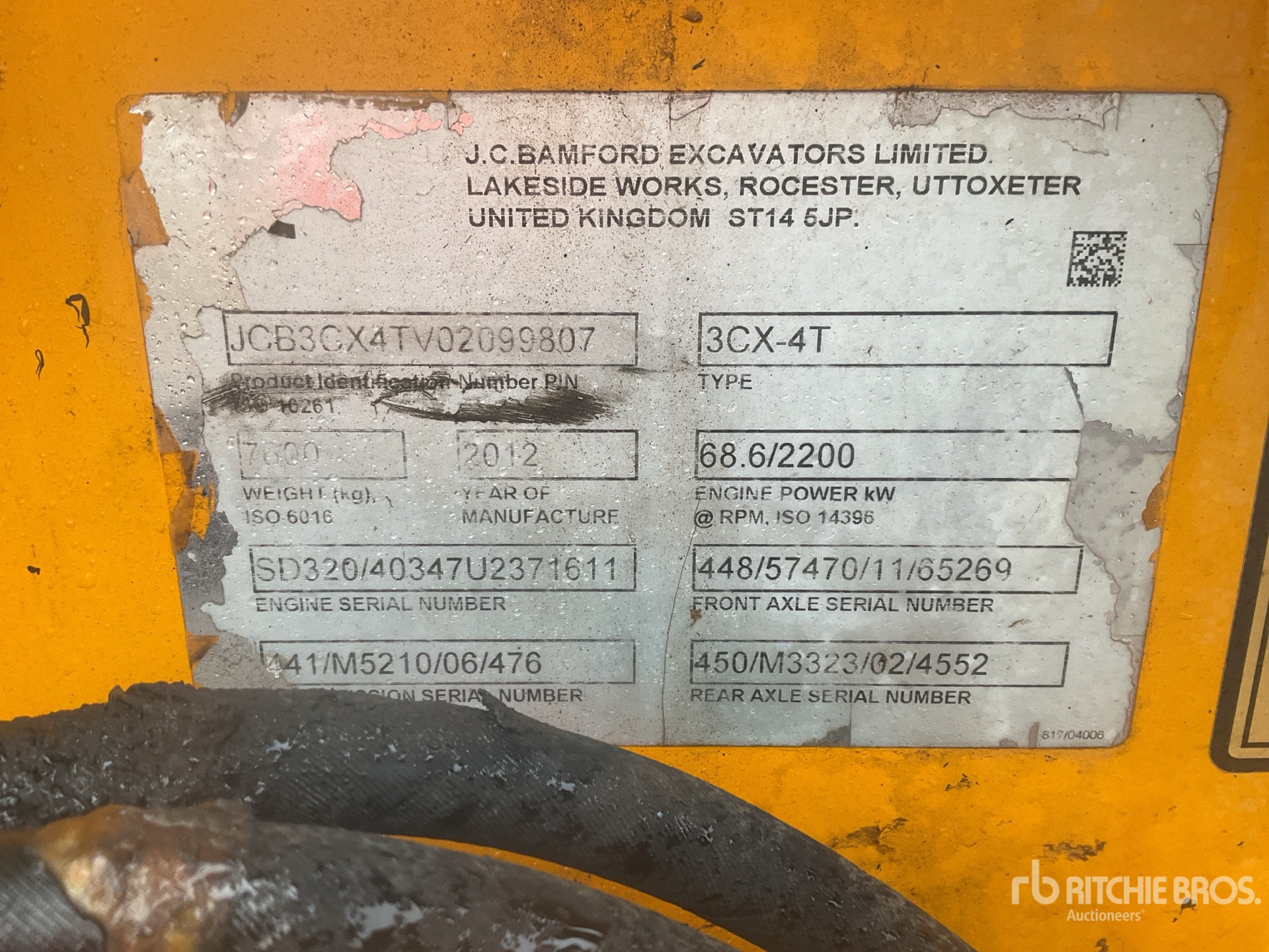 2012 JCB 3CX