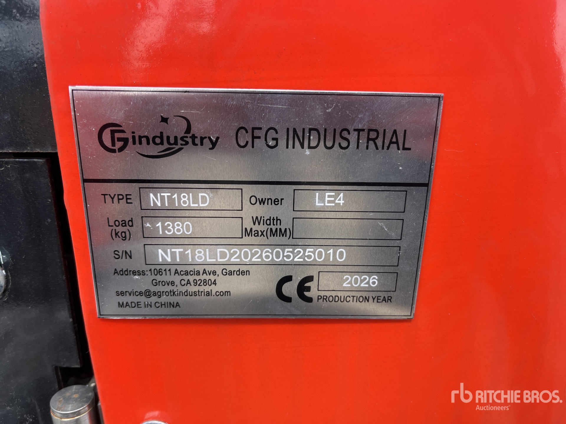 2026 CFG NT18LD
