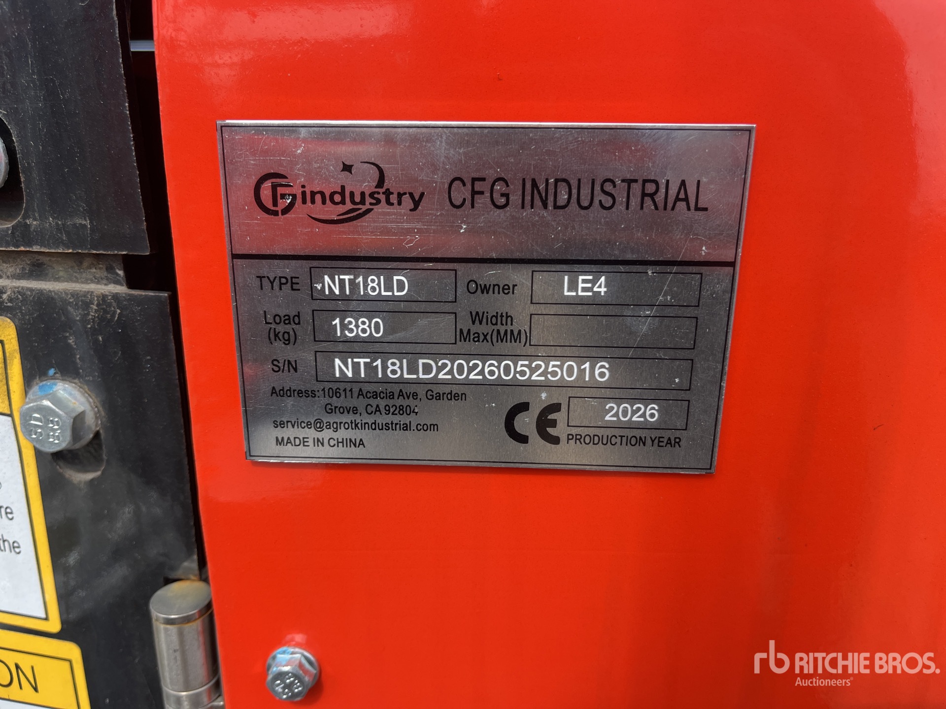 2026 CFG NT18LD
