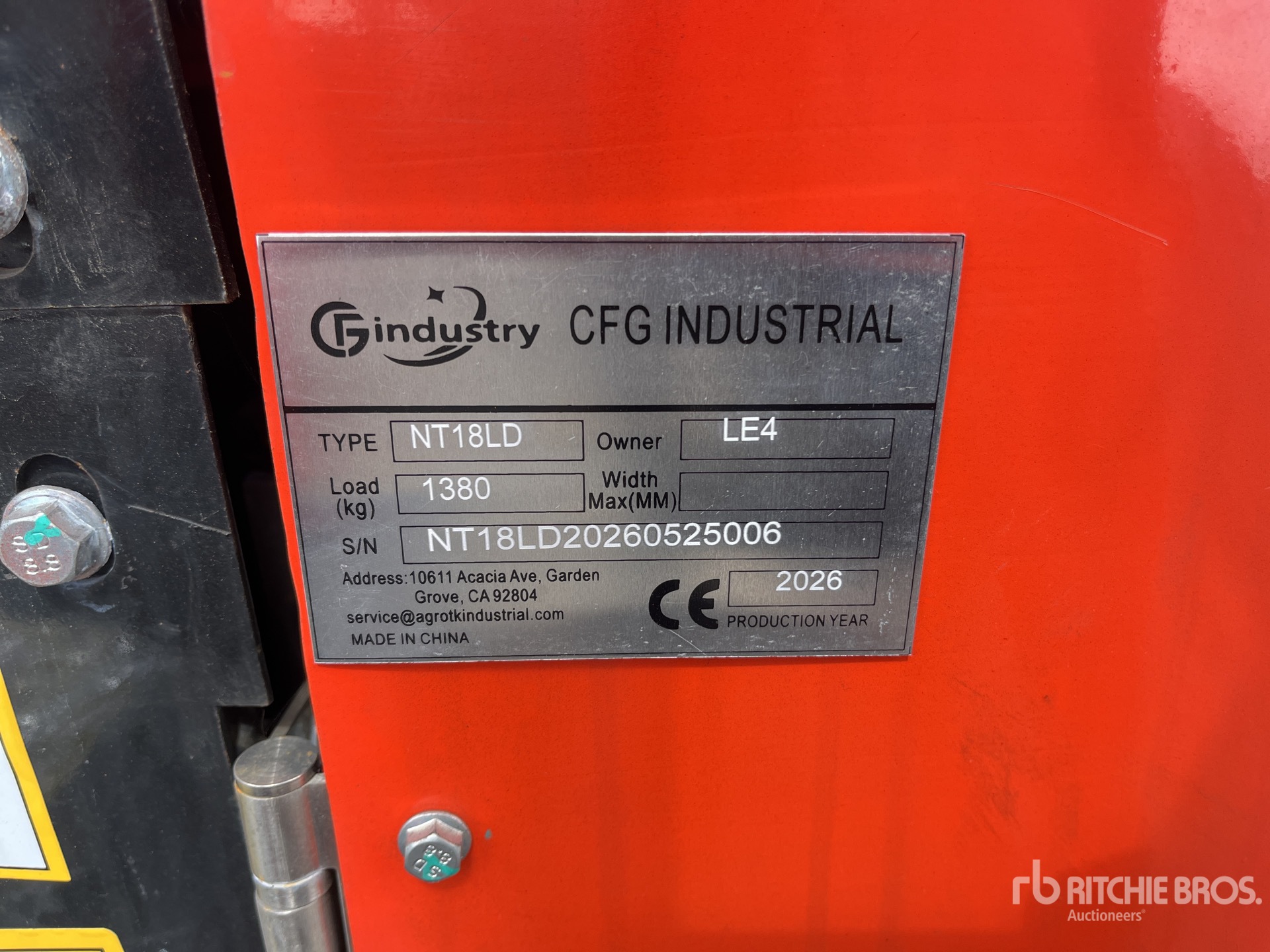 2026 CFG NT18LD
