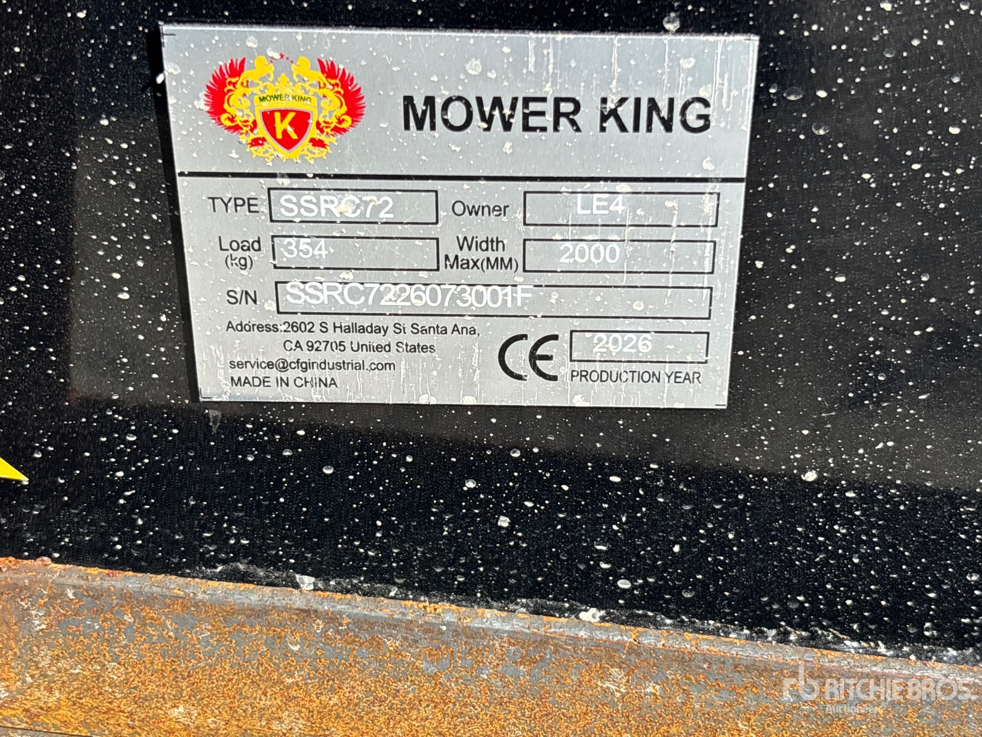 2026 Mower King SSRC72