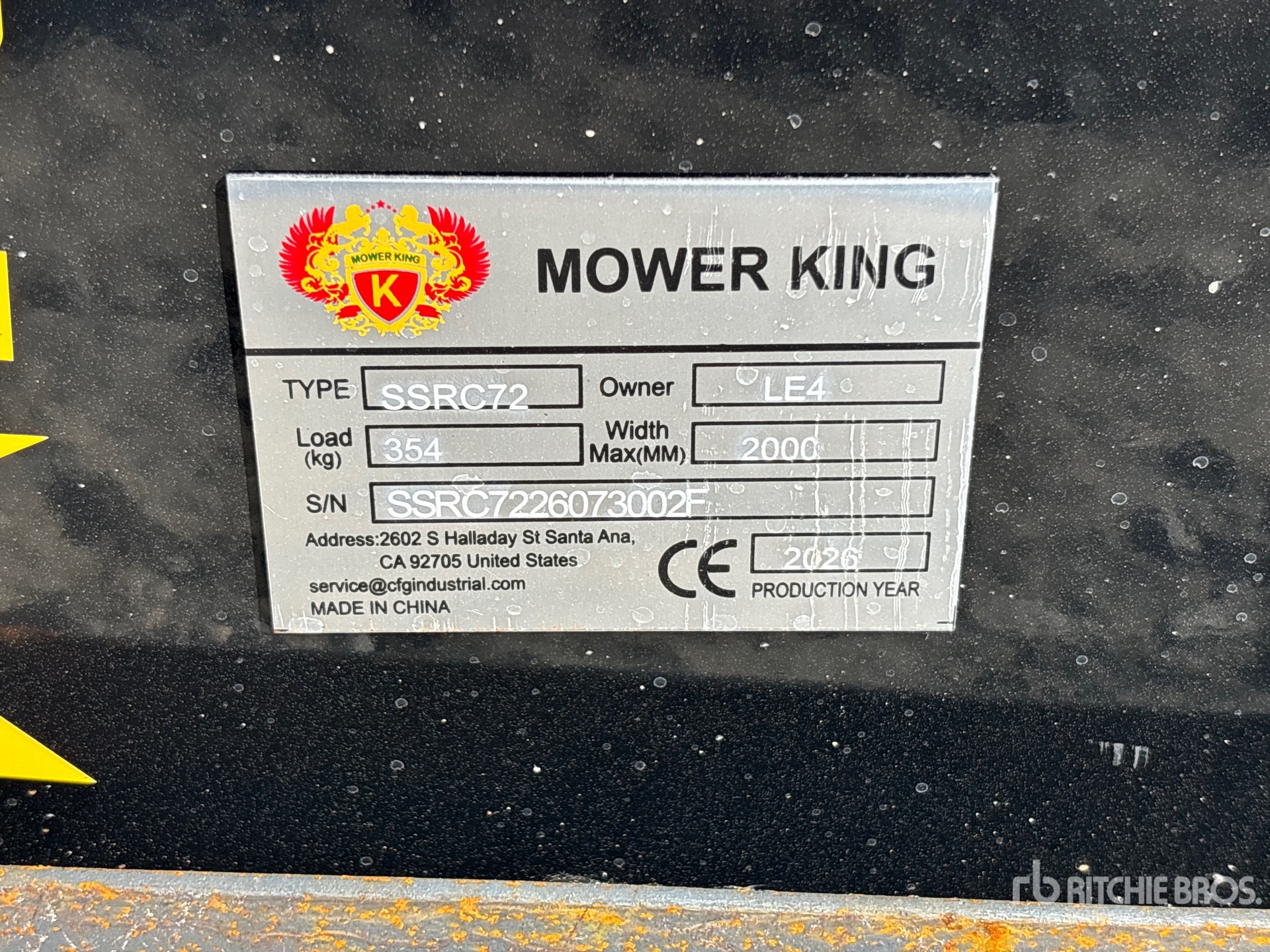2026 Mower King SSRC72