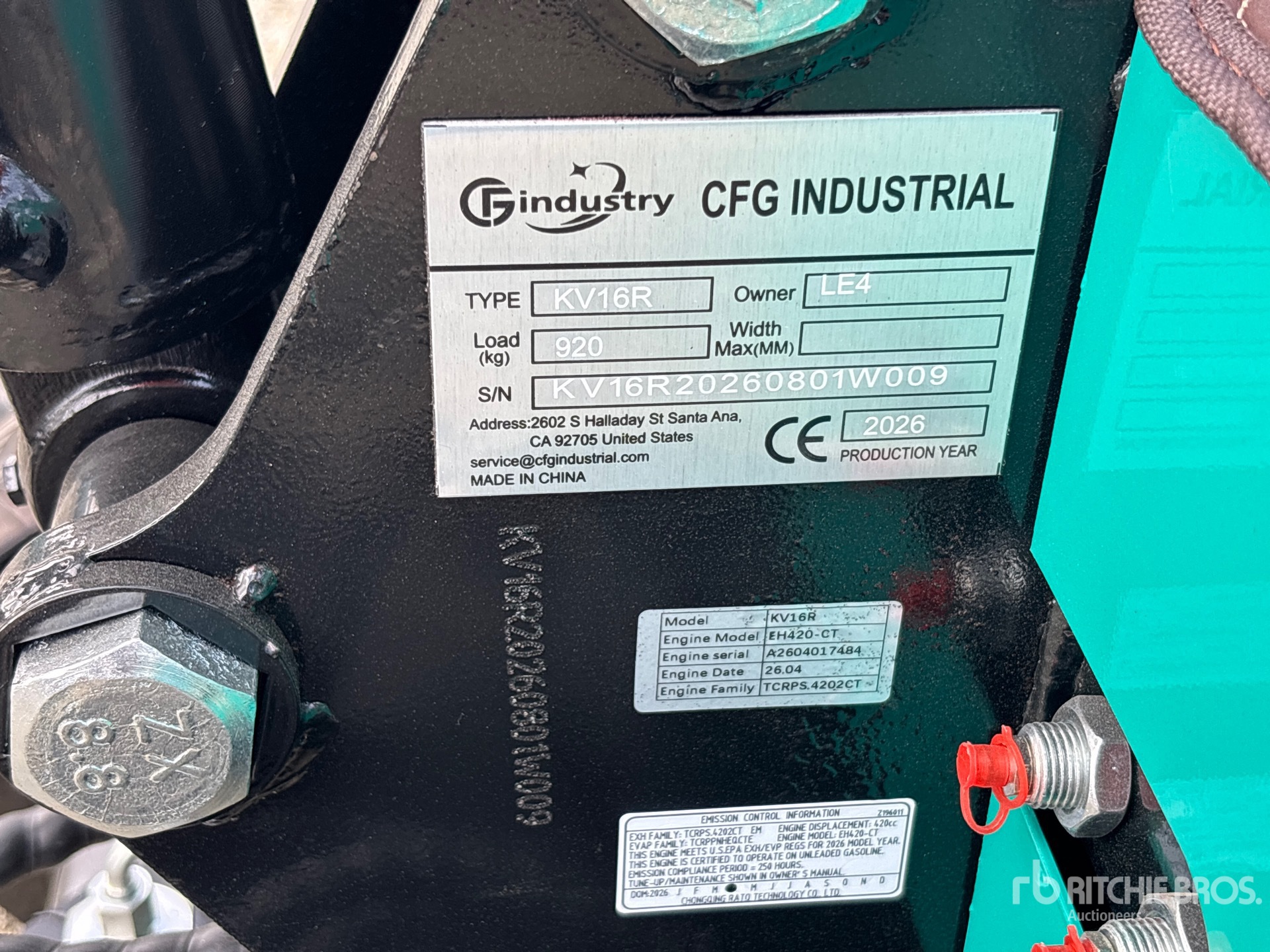 2026 CFG KV16R
