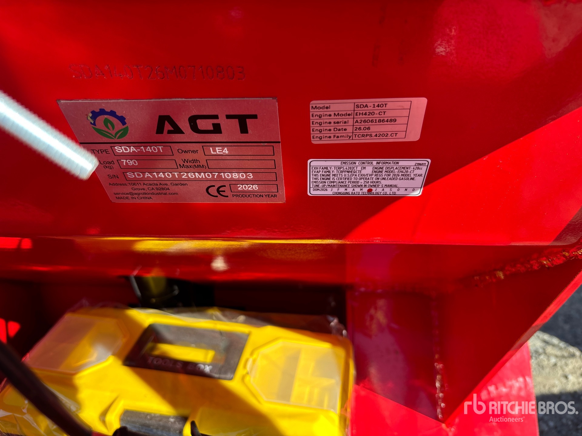 2026 AGT SDA140T