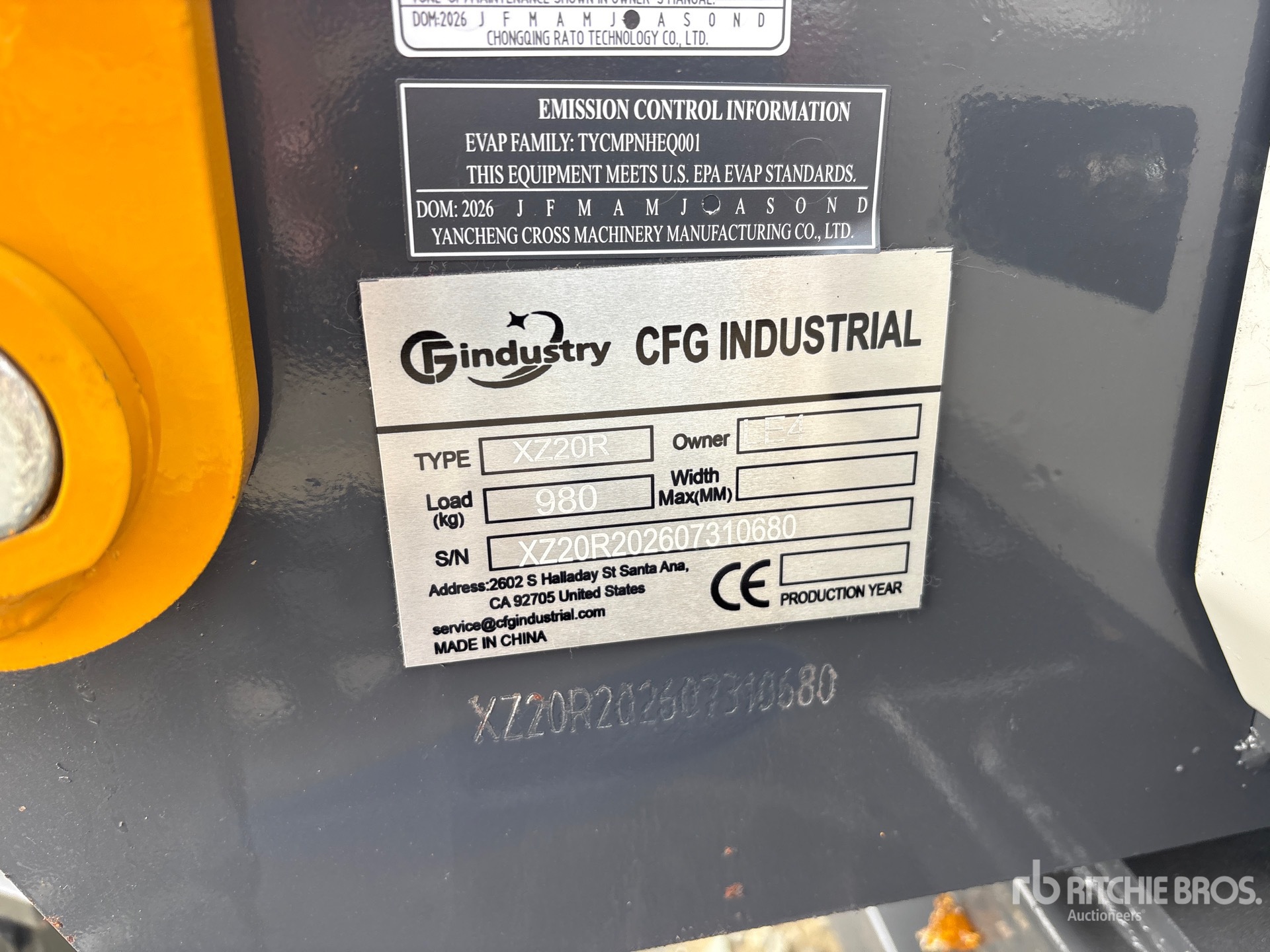 2026 CFG XZ20R