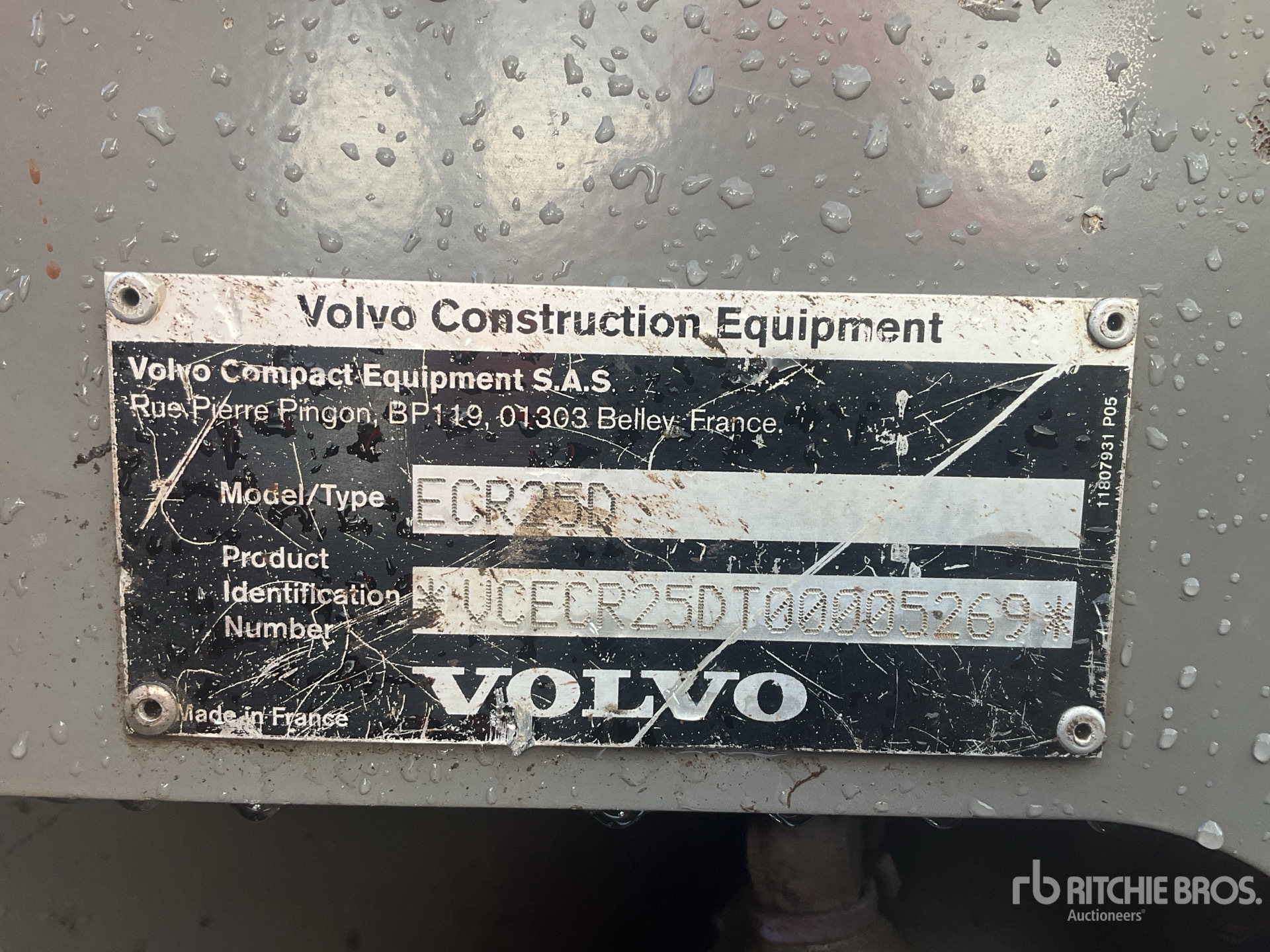 2017 Volvo ECR25D