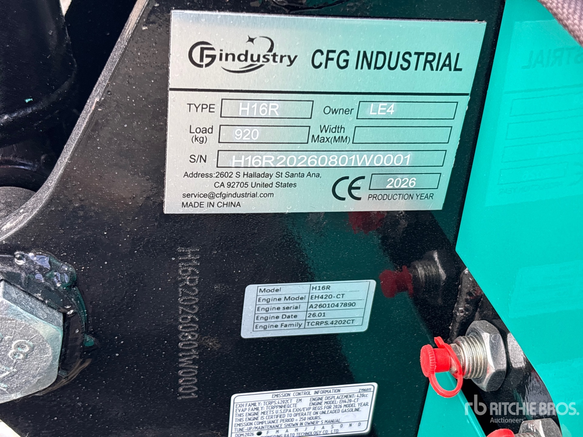 2026 CFG H16R