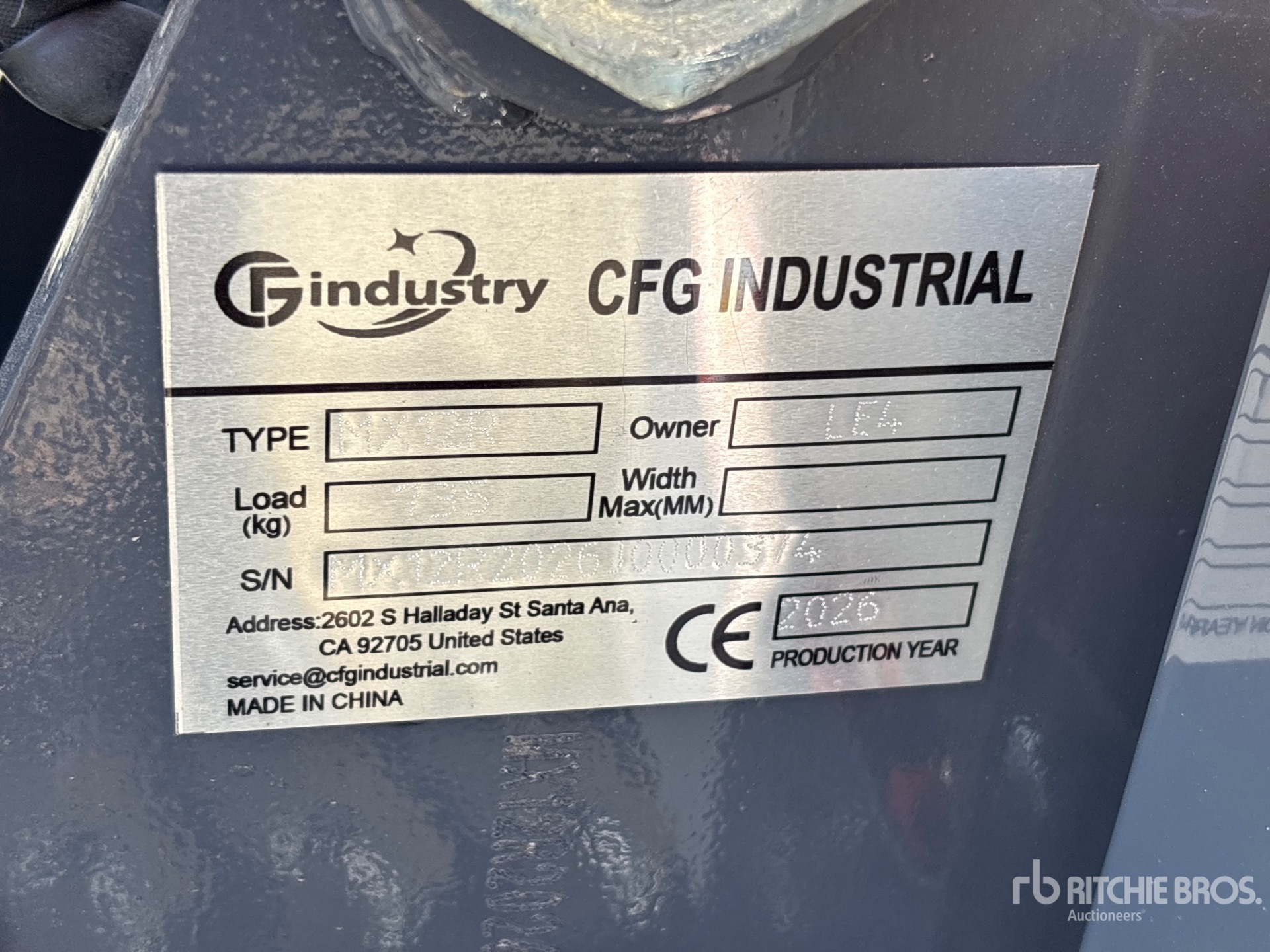 2026 CFG MX12R