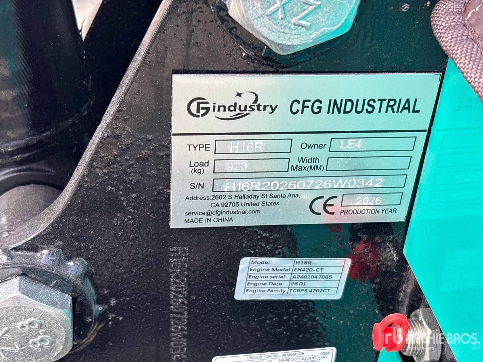 2026 CFG H16R
