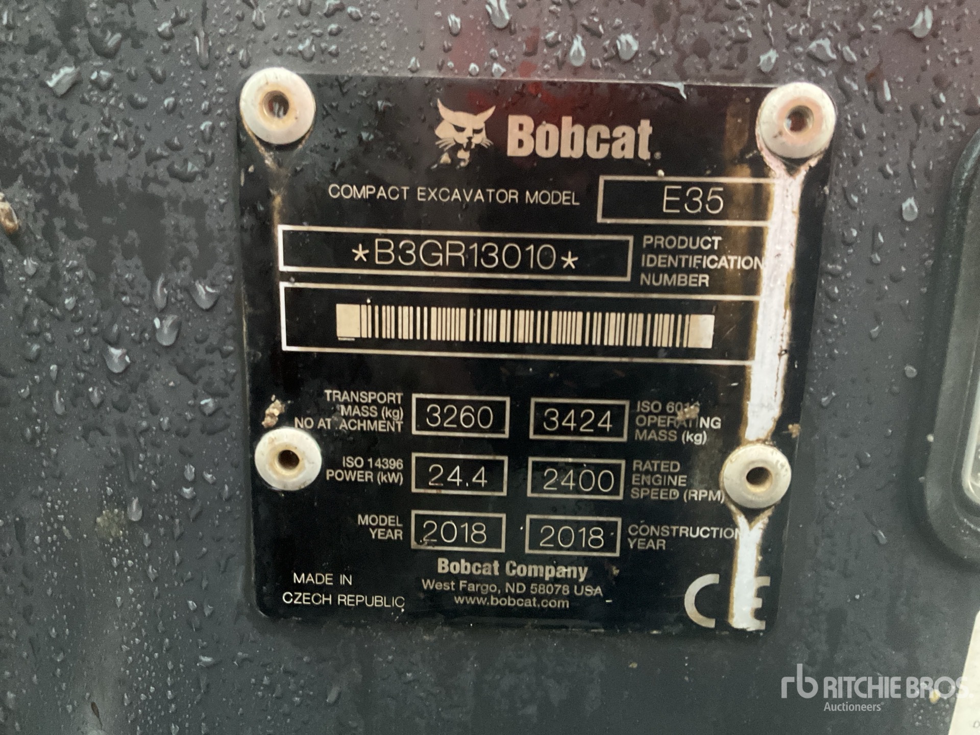 2018 Bobcat E35