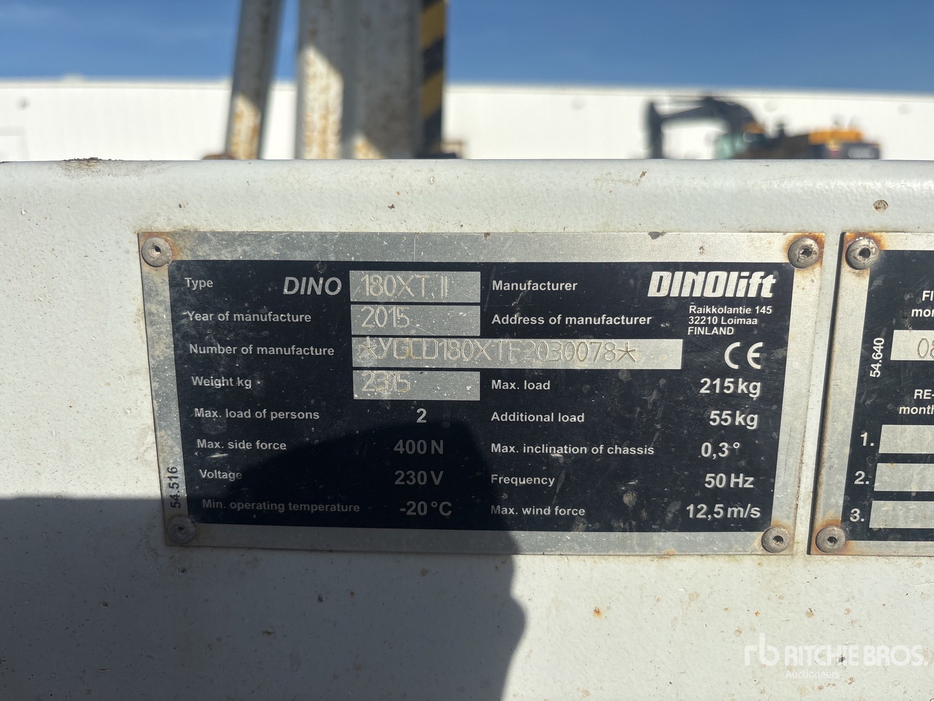 2015 Dino 180XT II