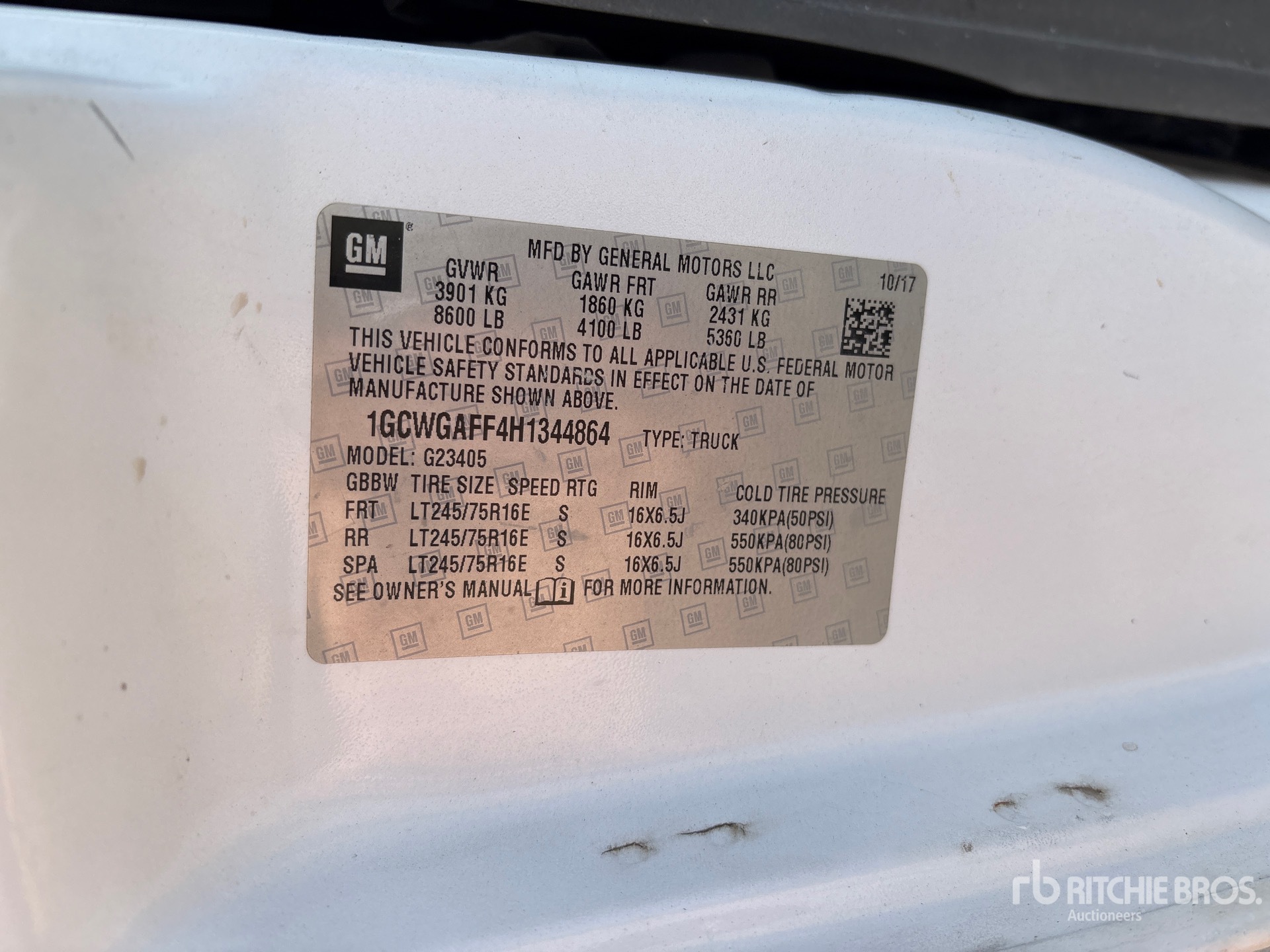 2017 Chevrolet EXPRESS 2500
