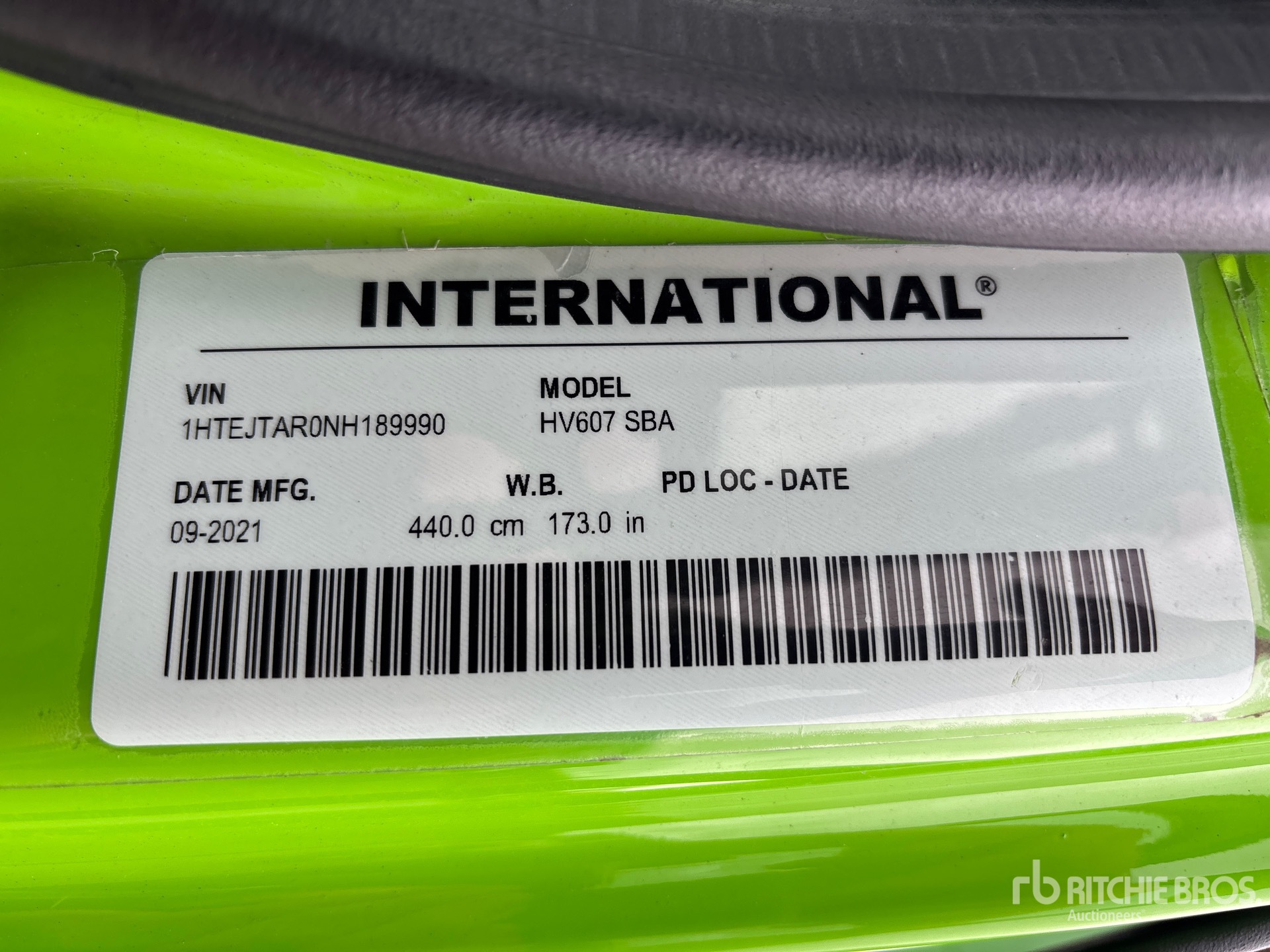 2022 International HV607