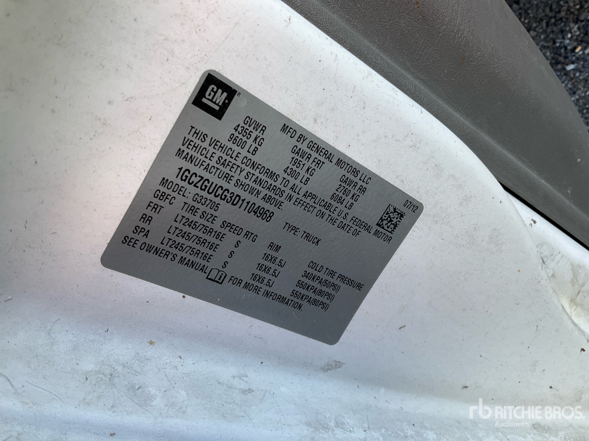 2013 Chevrolet EXPRESS 3500
