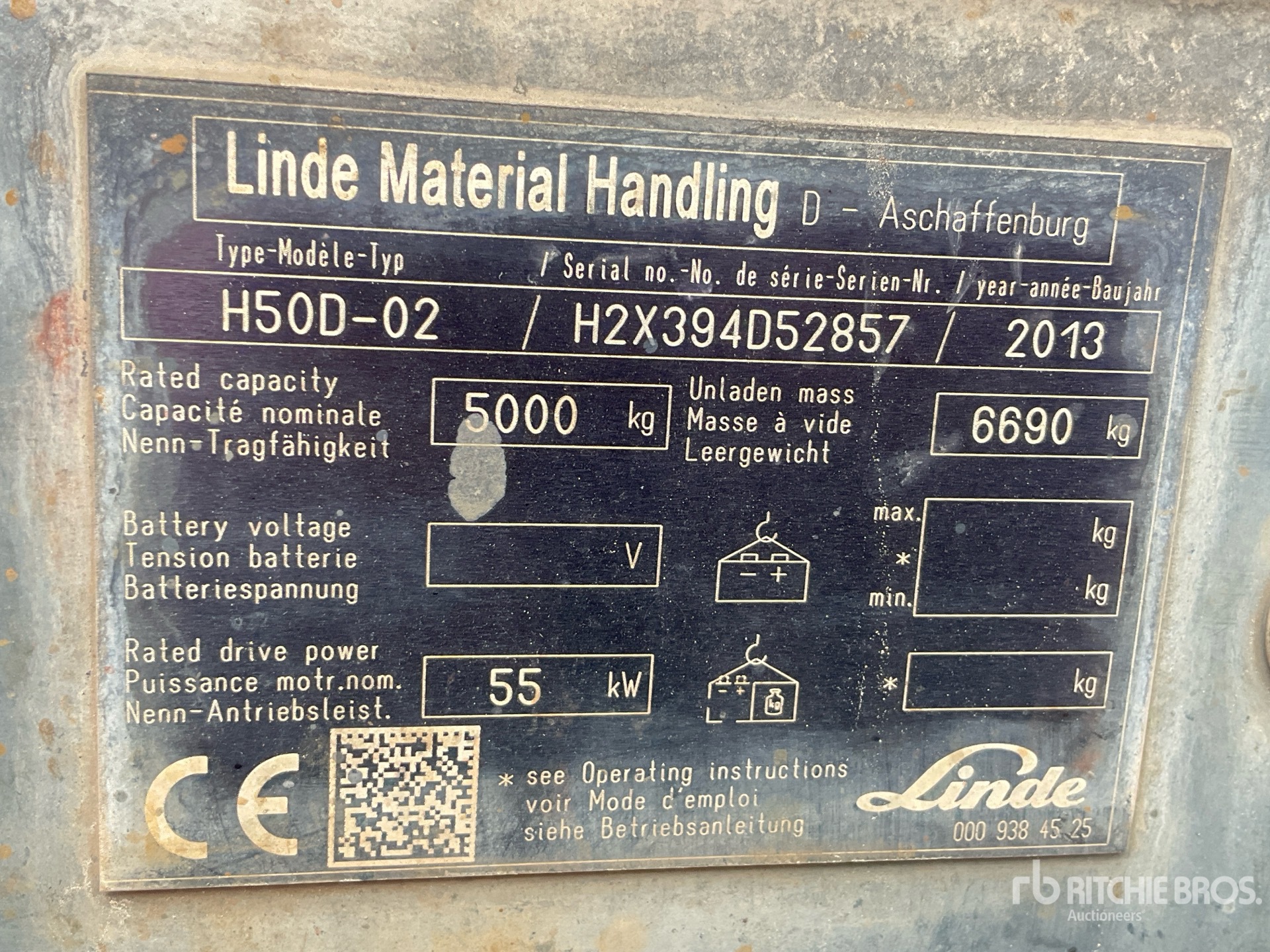 2013 Linde H50D-02