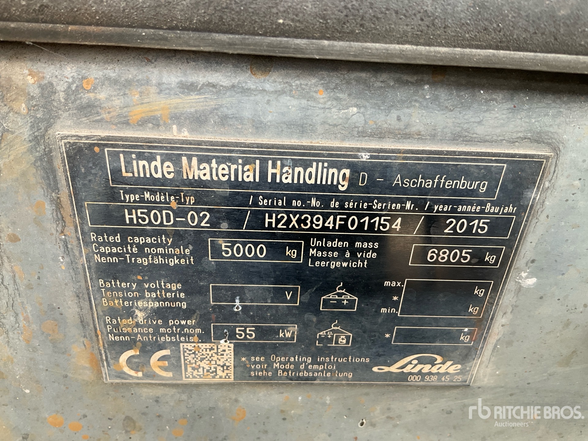 2015 Linde H50D